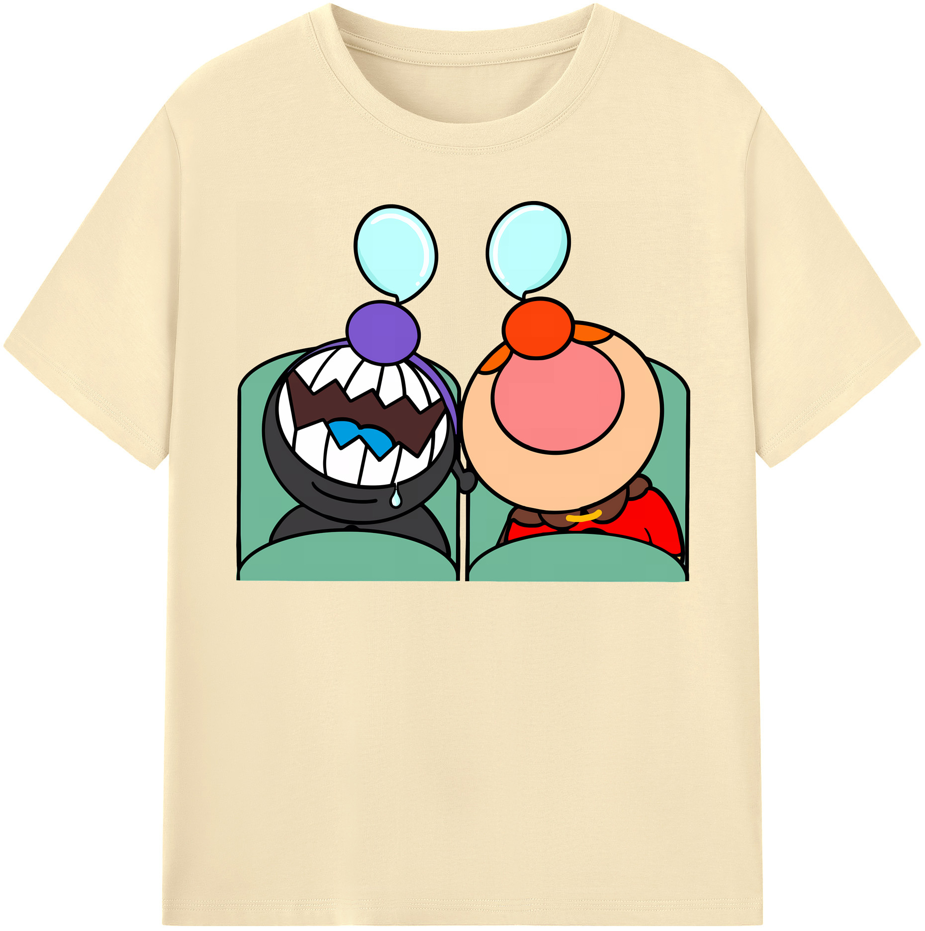 （画像用） アンパンマン Anpanman 綿100％半袖Tシャツ（フロントプリント）