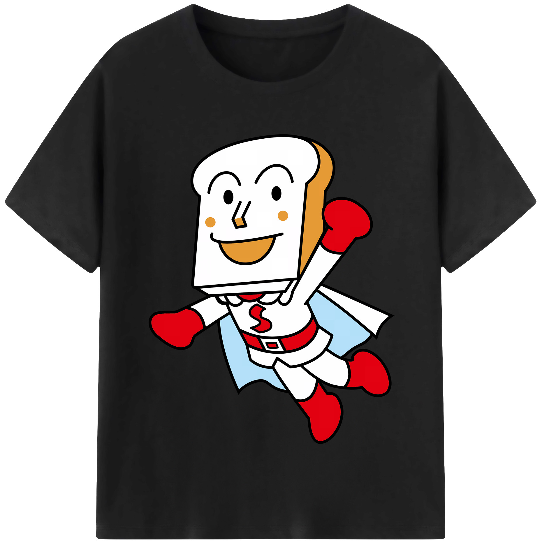 （画像用） アンパンマン Anpanman 綿100％半袖Tシャツ（フロントプリント）