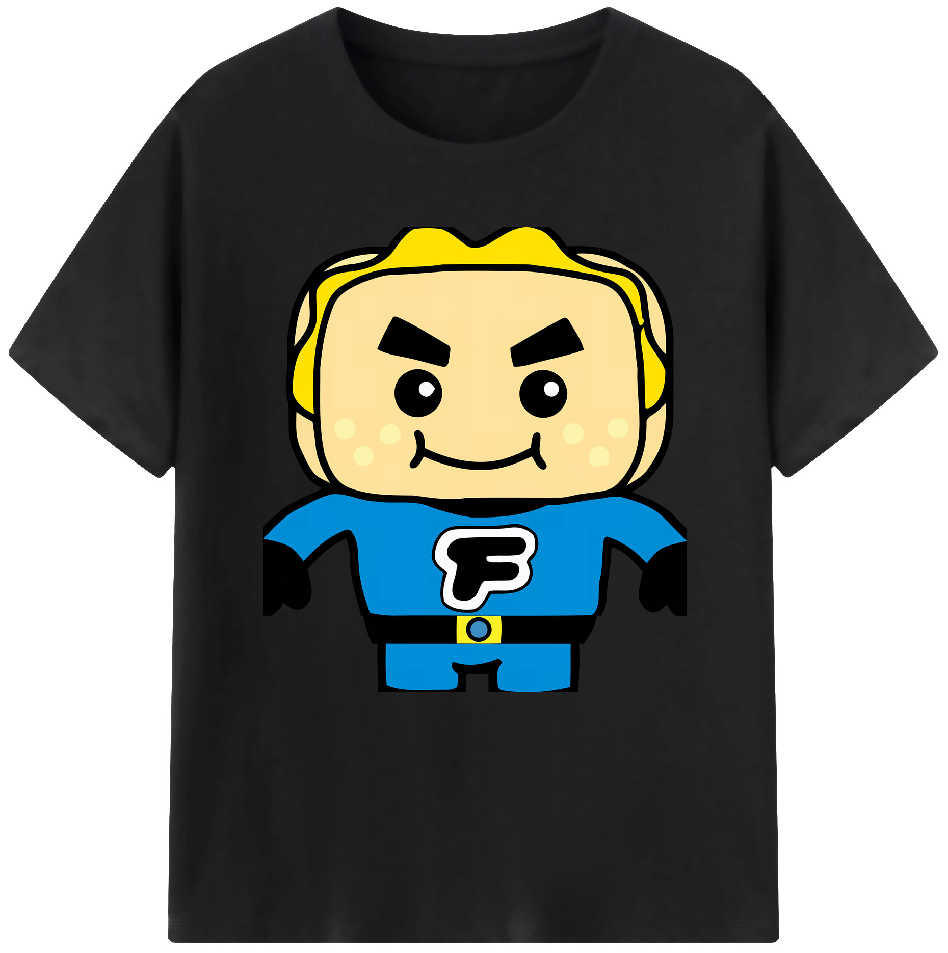 （画像用） アンパンマン Anpanman 綿100％半袖Tシャツ（フロントプリント）