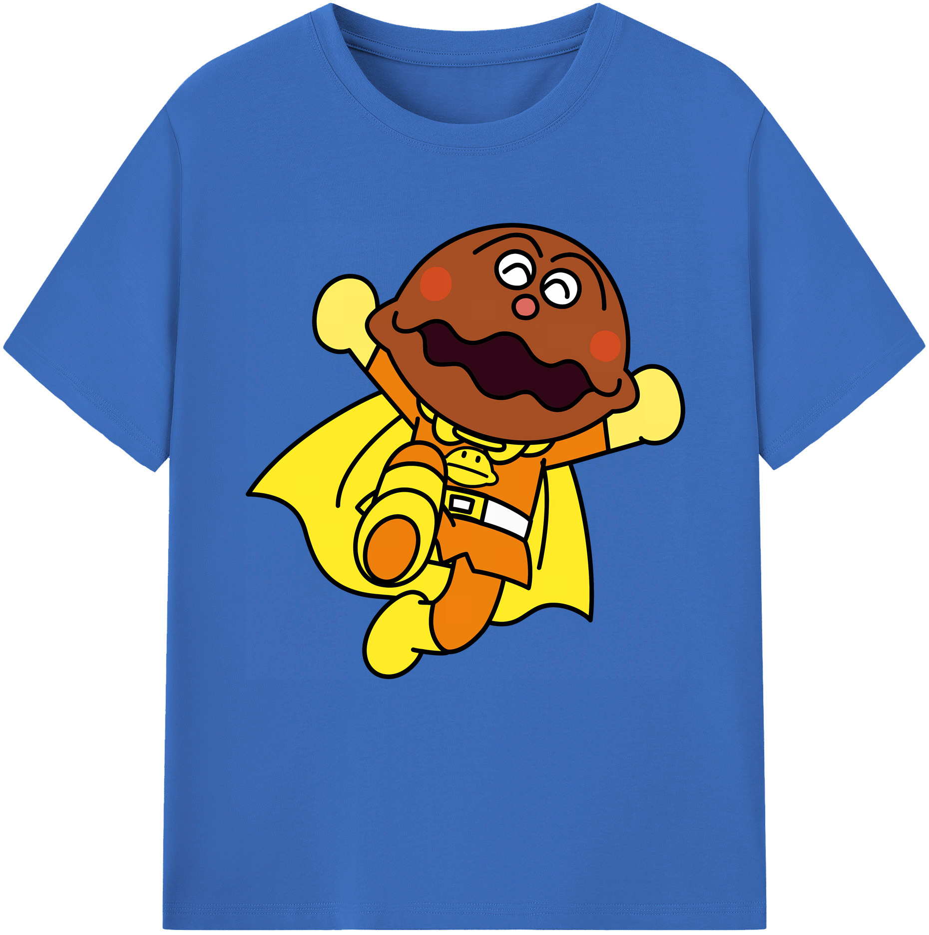 （画像用） アンパンマン Anpanman 綿100％半袖Tシャツ（フロントプリント）