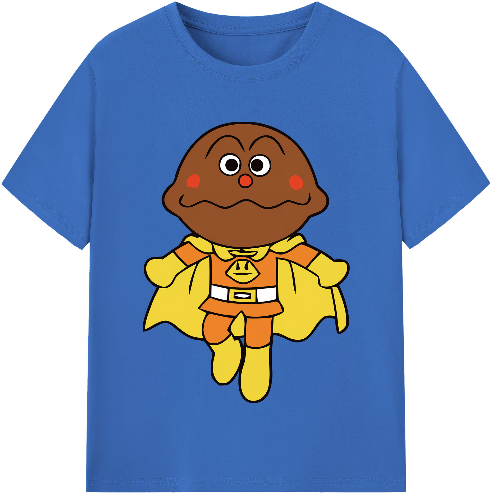 （画像用） アンパンマン Anpanman 綿100％半袖Tシャツ（フロントプリント）