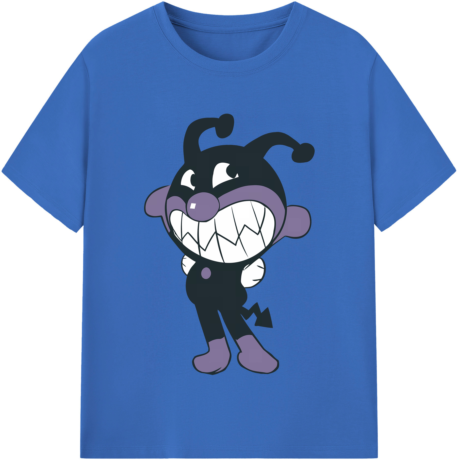 （画像用） アンパンマン Anpanman 綿100％半袖Tシャツ（フロントプリント）