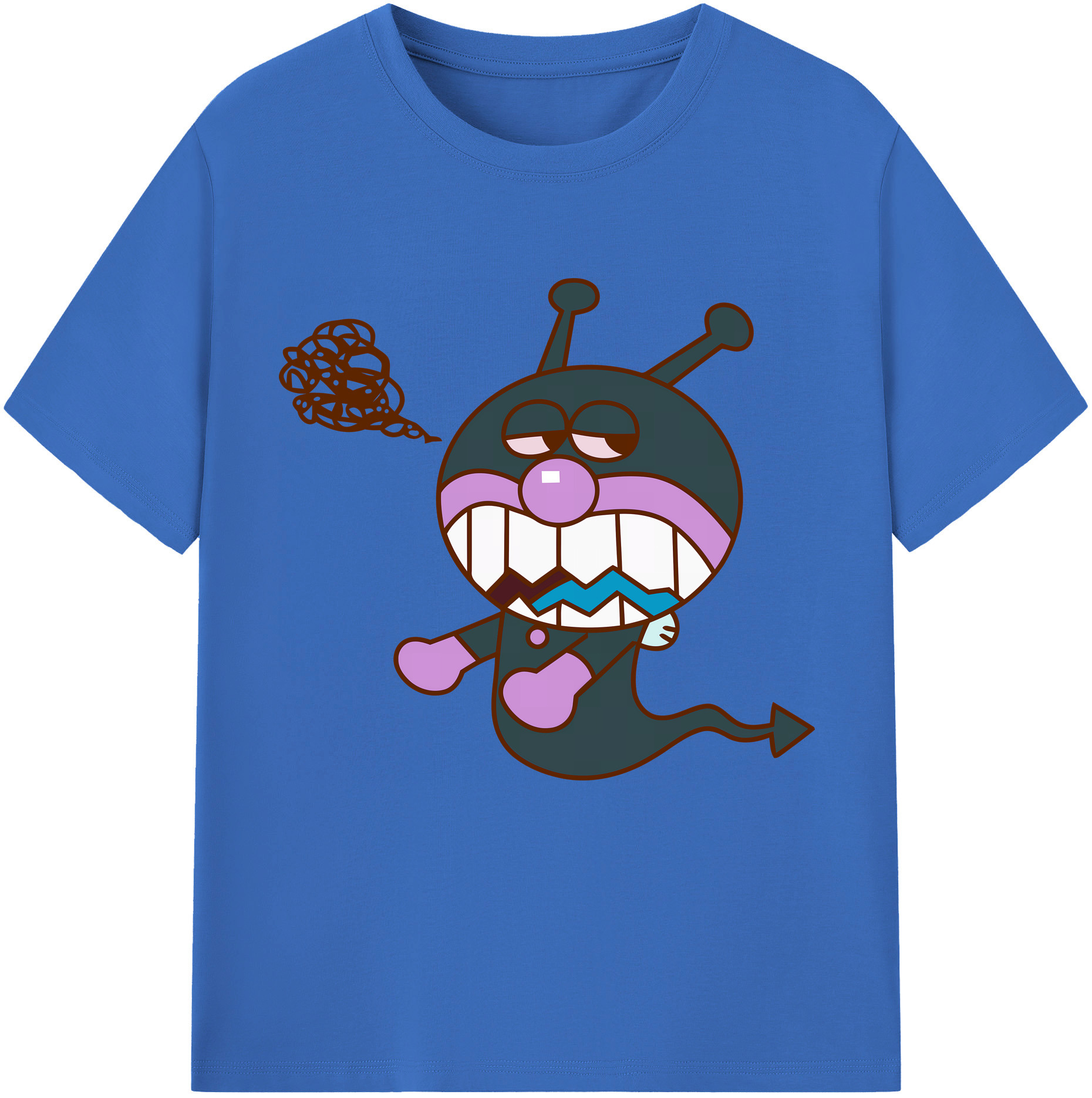 （画像用） アンパンマン Anpanman 綿100％半袖Tシャツ（フロントプリント）