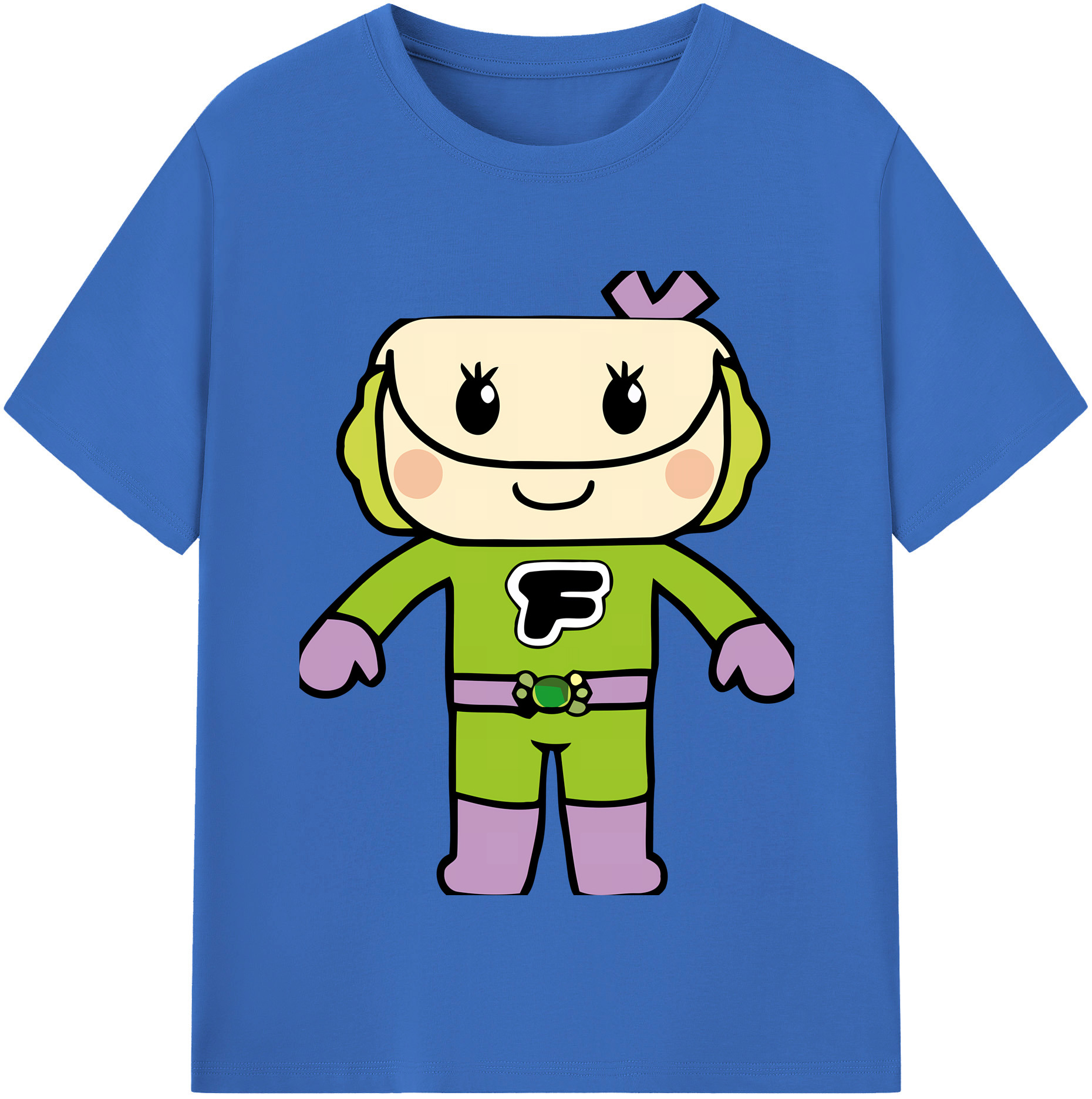（画像用） アンパンマン Anpanman 綿100％半袖Tシャツ（フロントプリント）