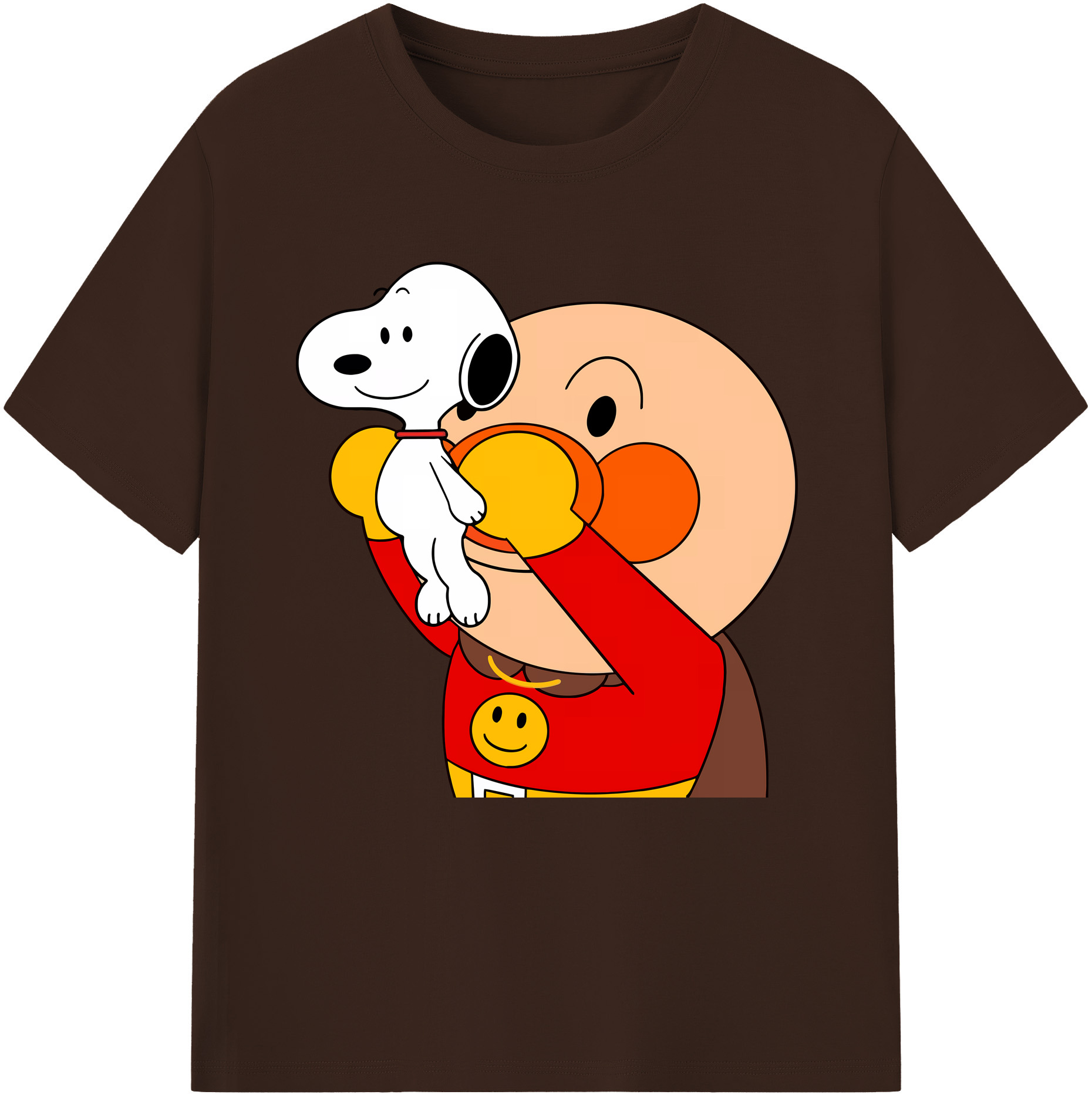 （画像用） アンパンマン Anpanman 綿100％半袖Tシャツ（フロントプリント）