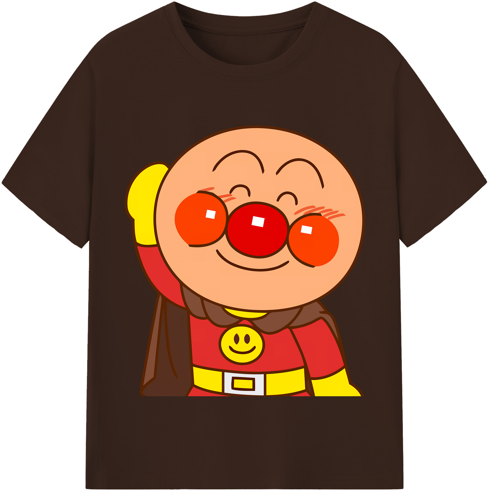 （画像用） アンパンマン Anpanman 綿100％半袖Tシャツ（フロントプリント）