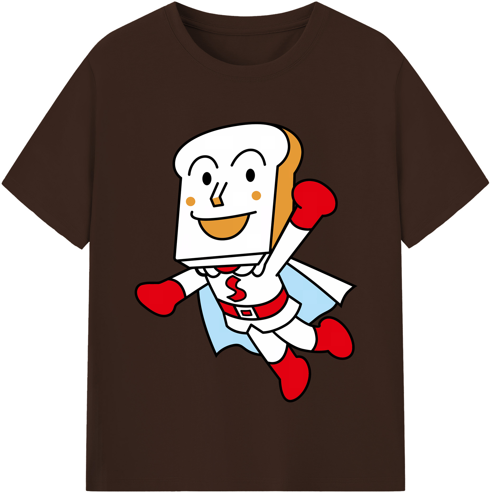 （画像用） アンパンマン Anpanman 綿100％半袖Tシャツ（フロントプリント）