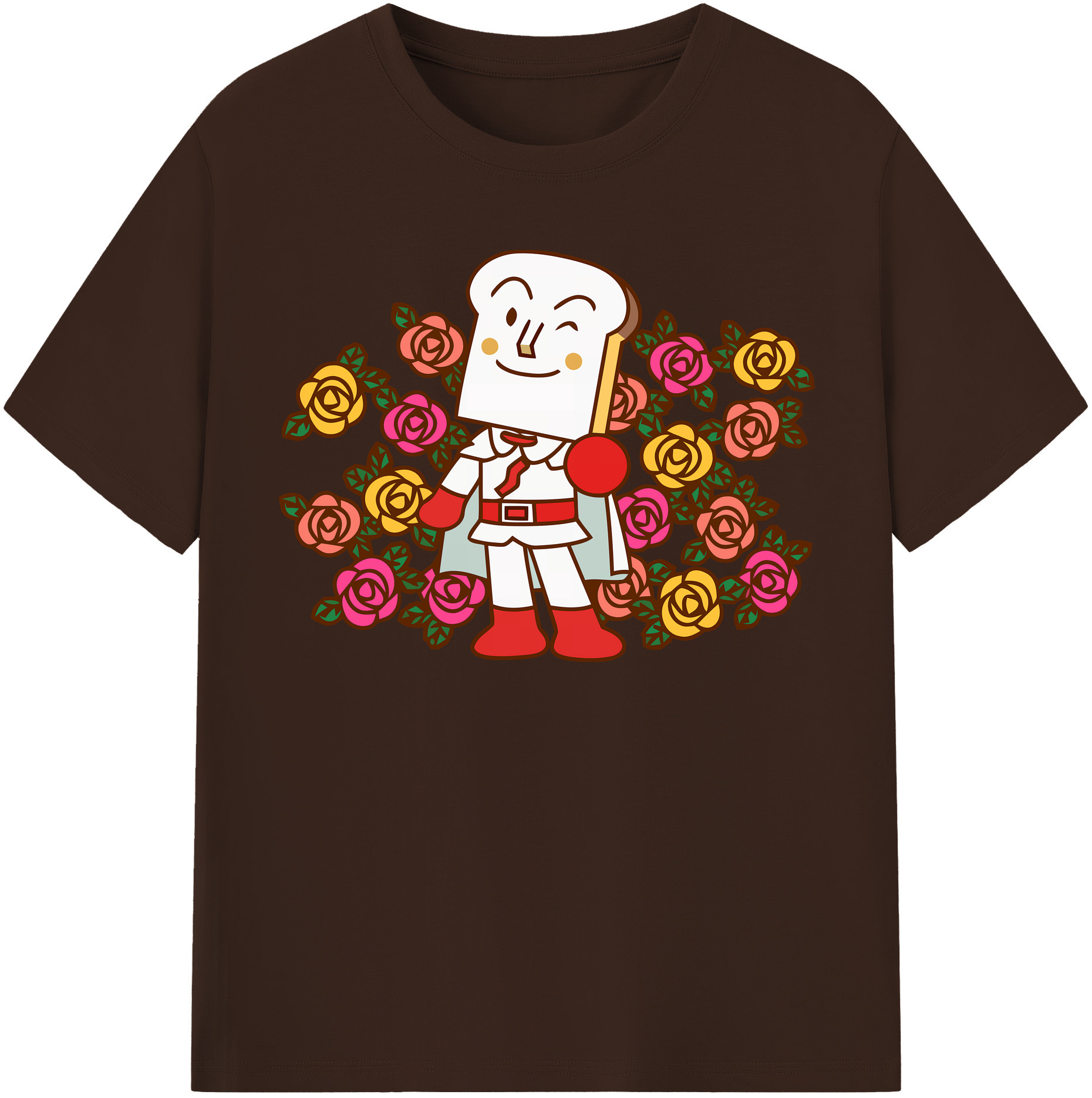 （画像用） アンパンマン Anpanman 綿100％半袖Tシャツ（フロントプリント）