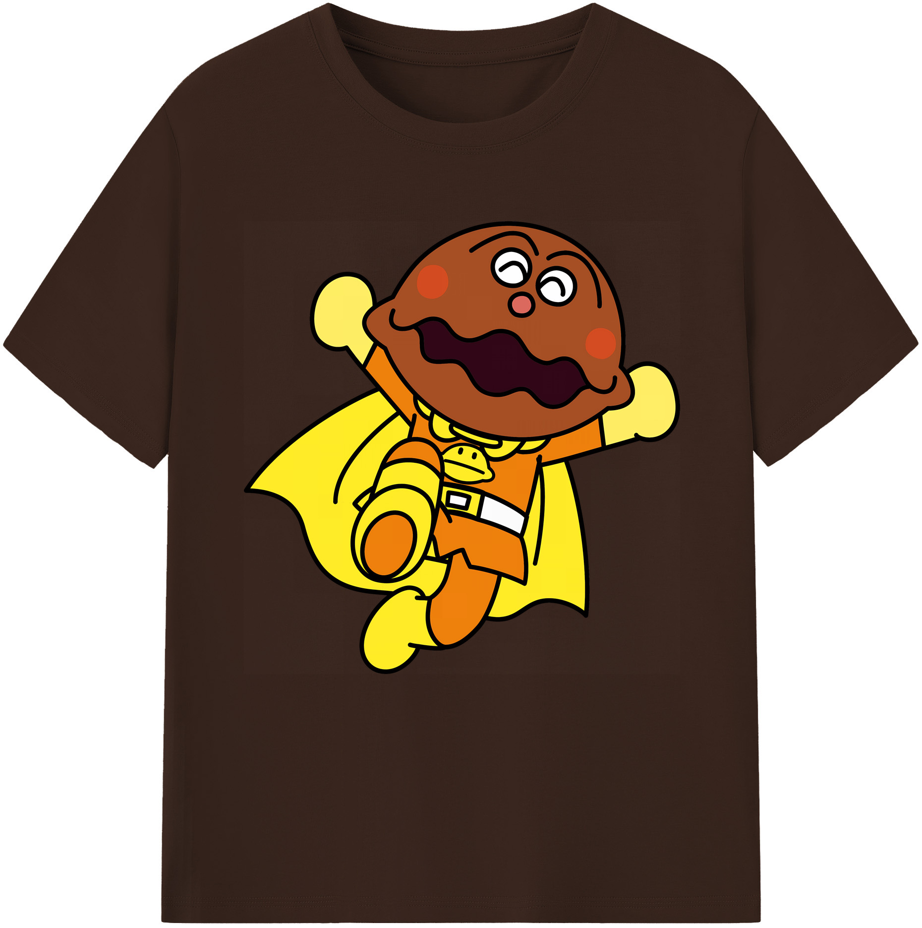 （画像用） アンパンマン Anpanman 綿100％半袖Tシャツ（フロントプリント）