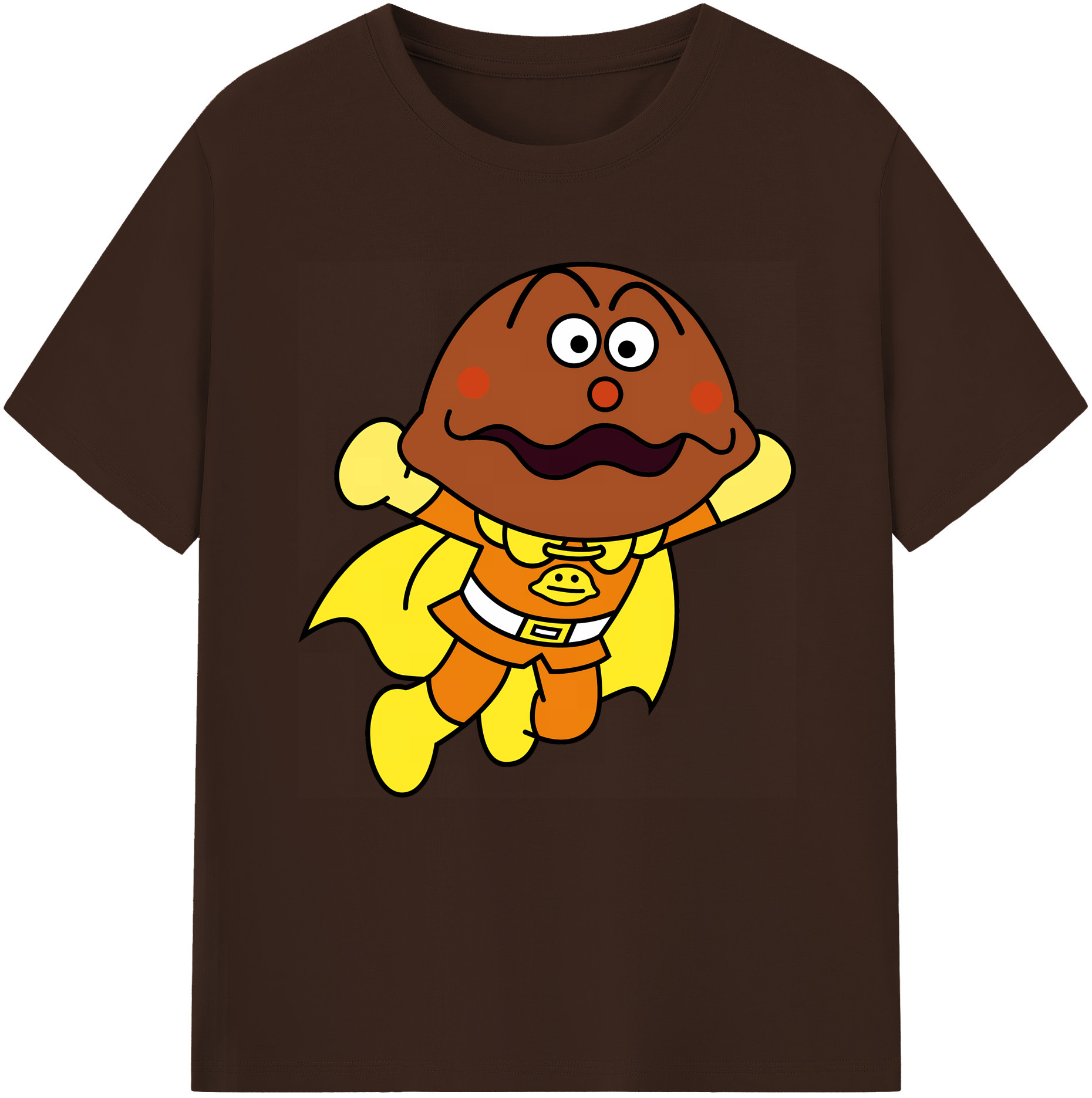 （画像用） アンパンマン Anpanman 綿100％半袖Tシャツ（フロントプリント）