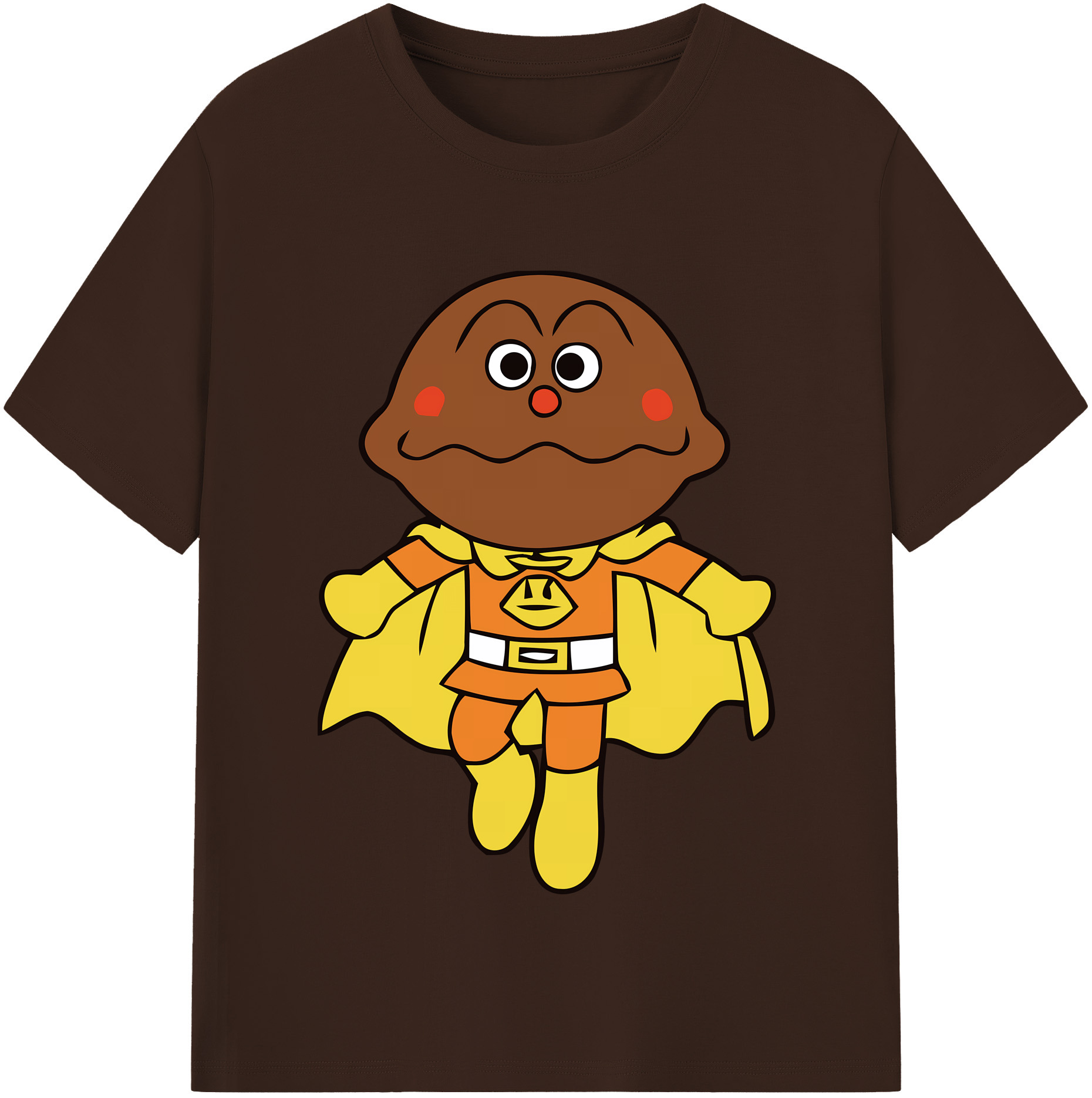 （画像用） アンパンマン Anpanman 綿100％半袖Tシャツ（フロントプリント）