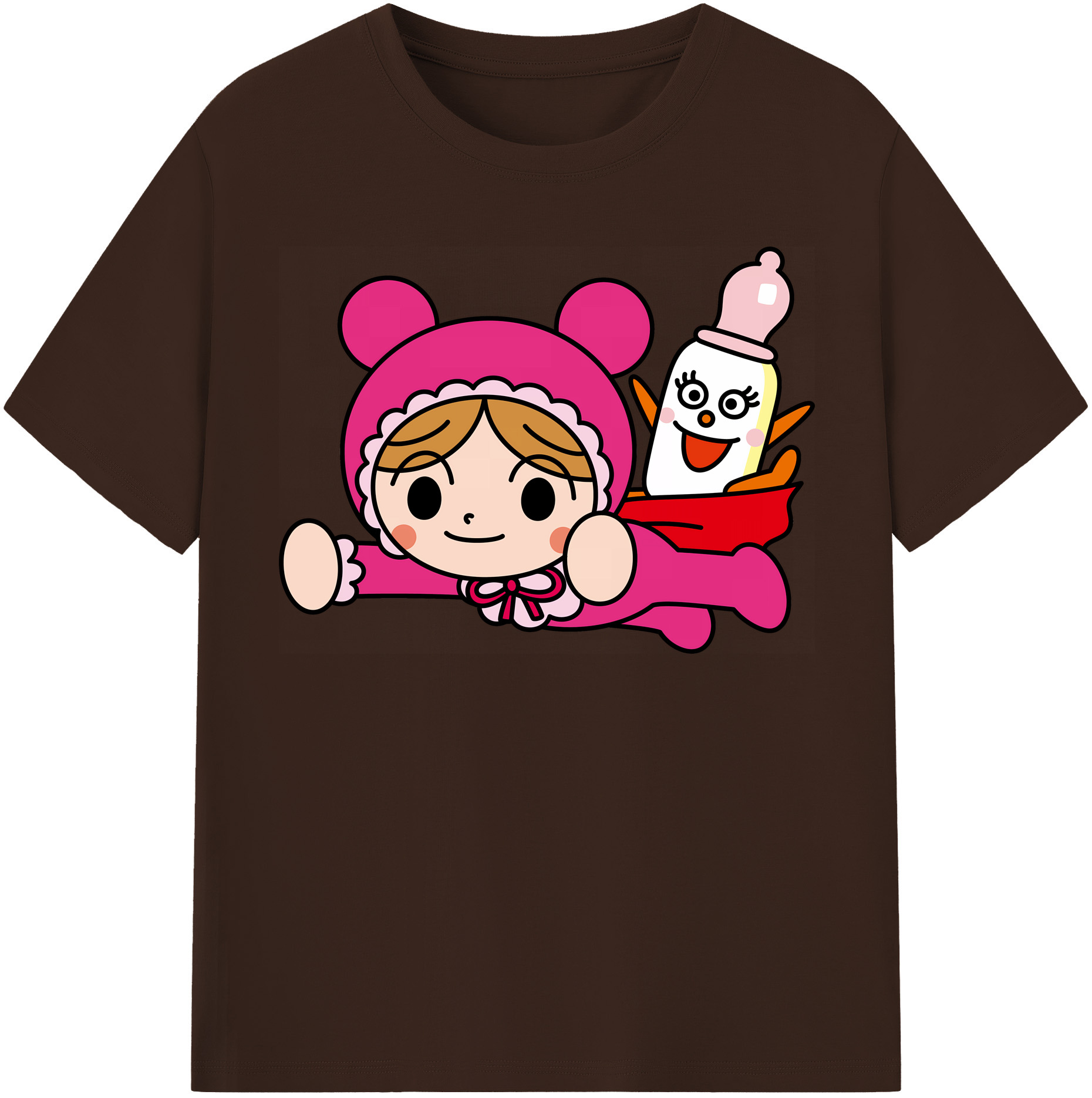 （画像用） アンパンマン Anpanman 綿100％半袖Tシャツ（フロントプリント）