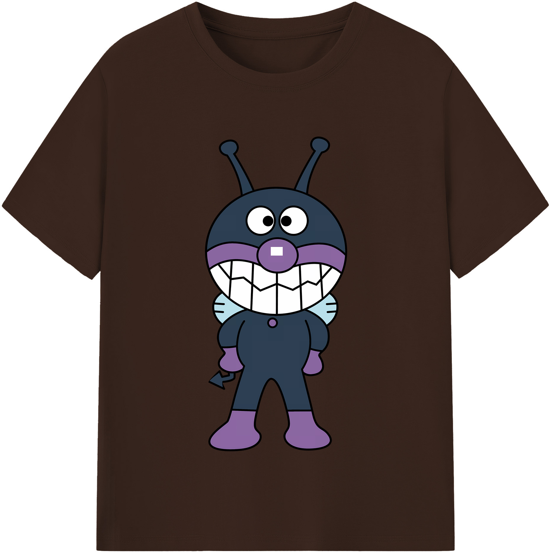 （画像用） アンパンマン Anpanman 綿100％半袖Tシャツ（フロントプリント）