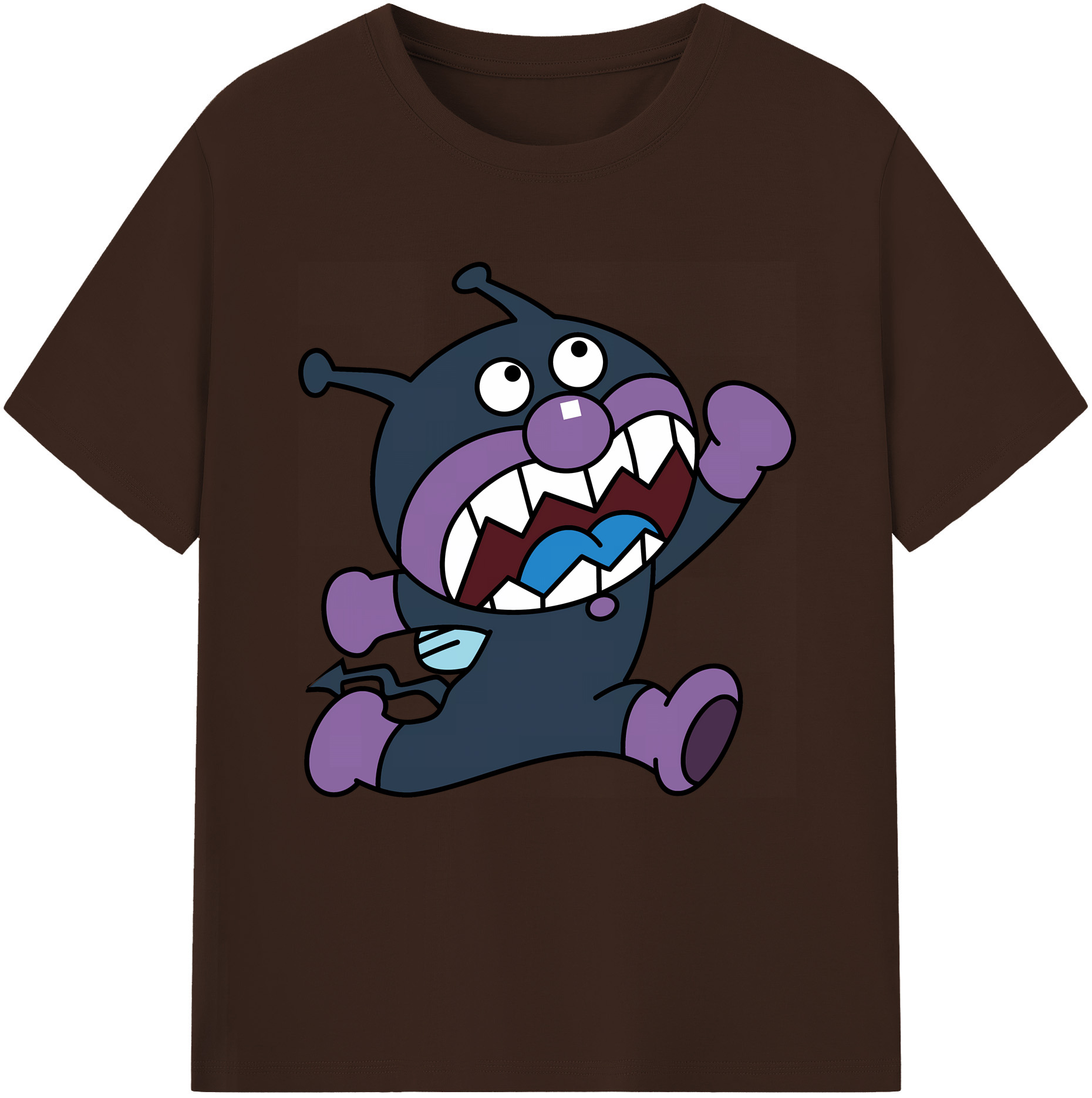 （画像用） アンパンマン Anpanman 綿100％半袖Tシャツ（フロントプリント）
