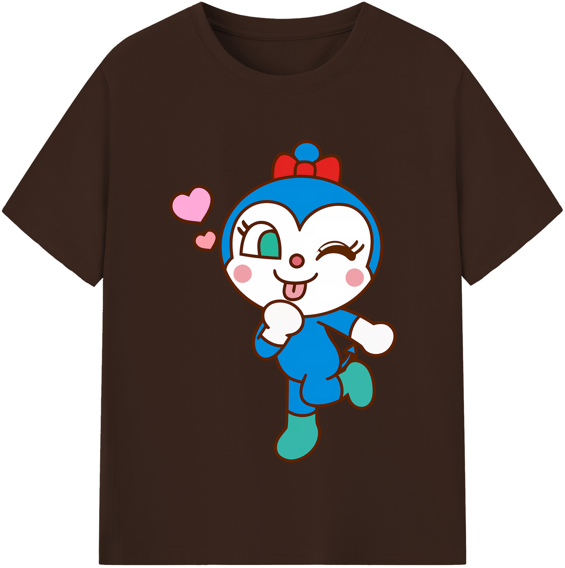 （画像用） アンパンマン Anpanman 綿100％半袖Tシャツ（フロントプリント）