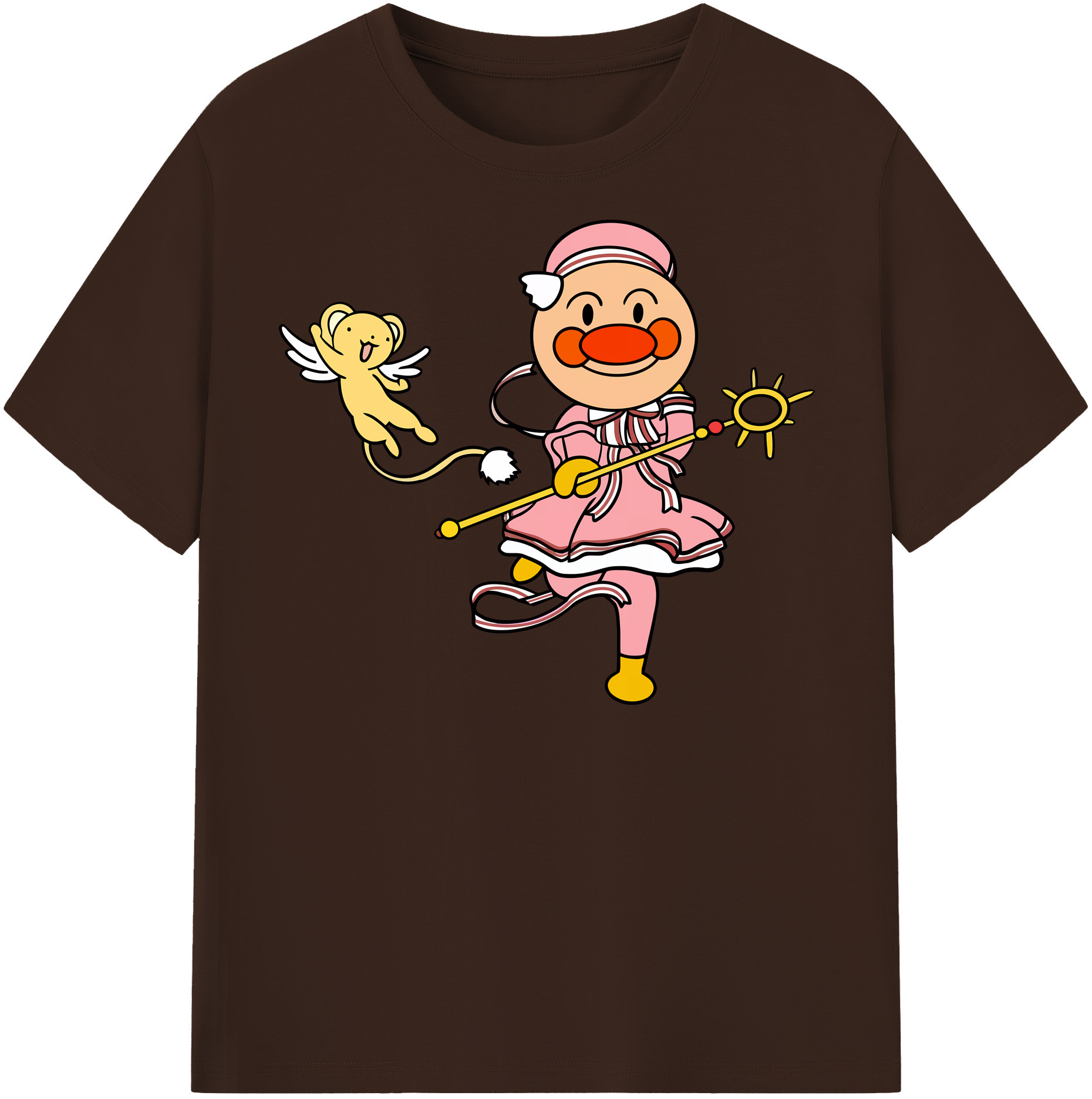 （画像用） アンパンマン Anpanman 綿100％半袖Tシャツ（フロントプリント）