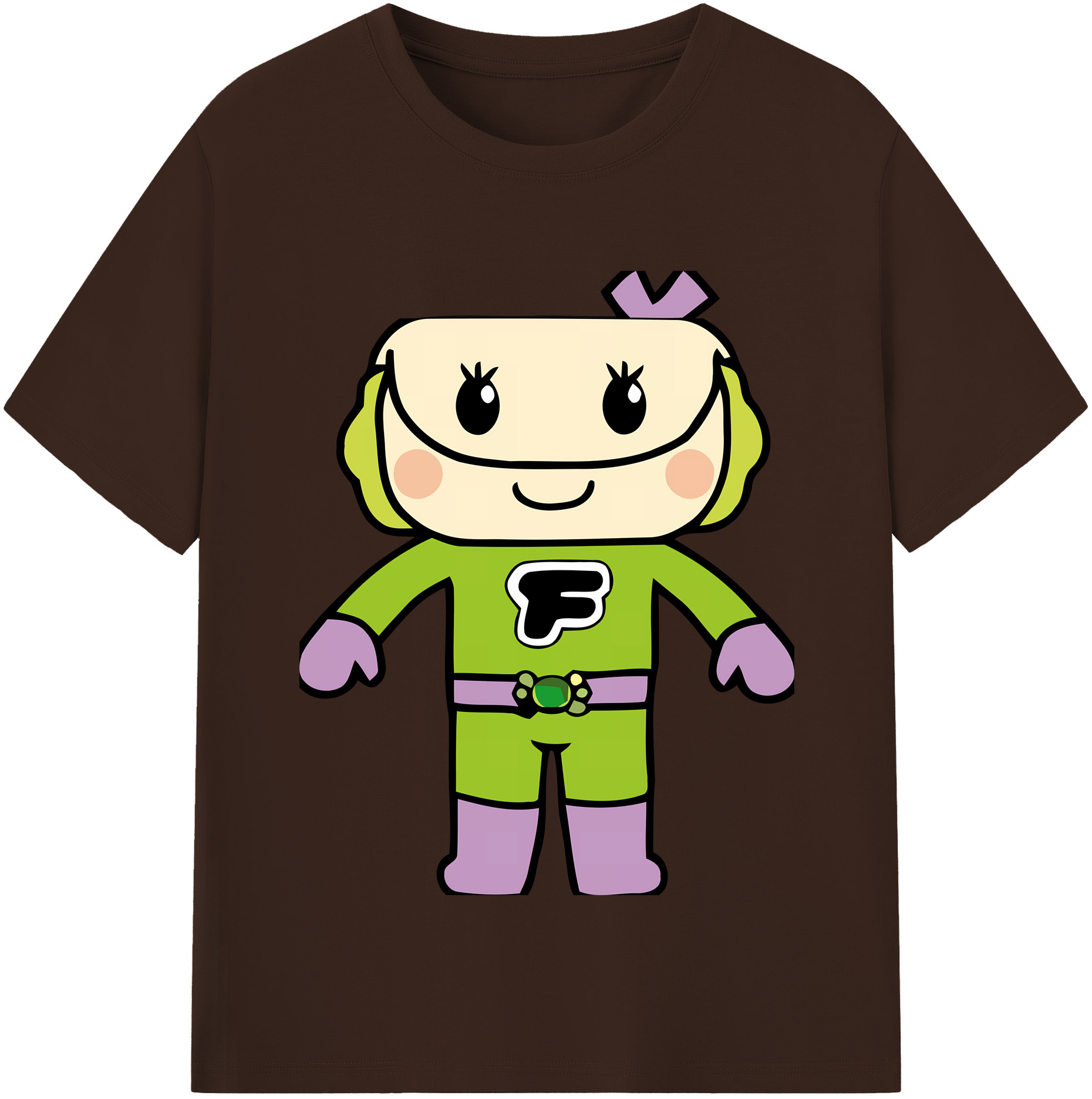 （画像用） アンパンマン Anpanman 綿100％半袖Tシャツ（フロントプリント）