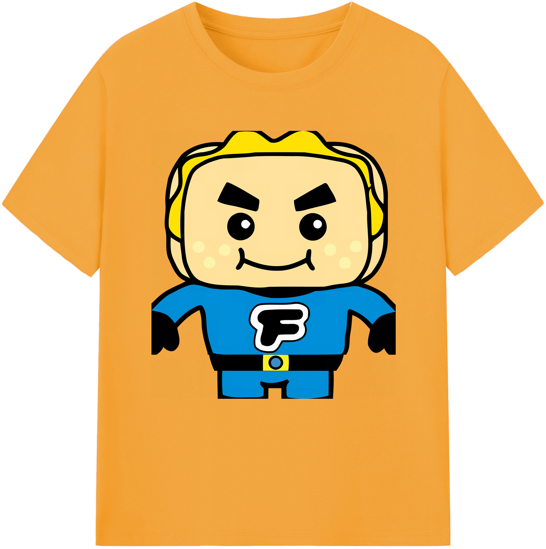 （画像用） アンパンマン Anpanman 綿100％半袖Tシャツ（フロントプリント）