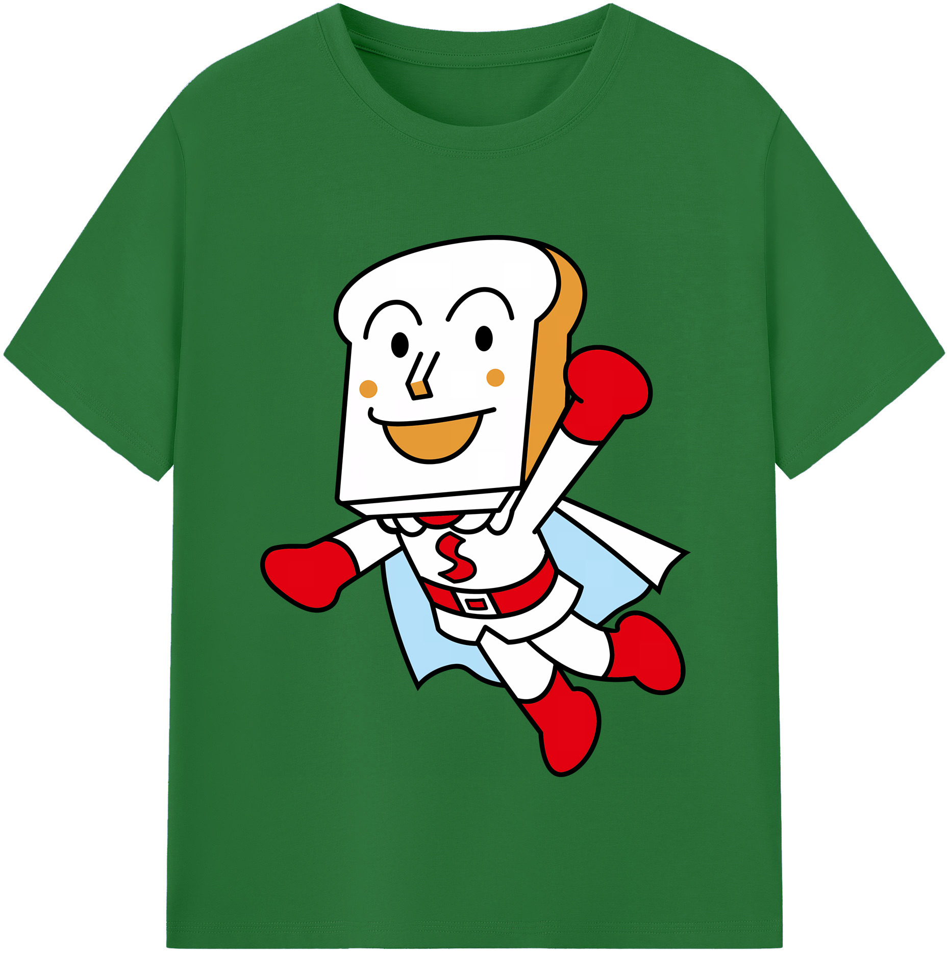 （画像用） アンパンマン Anpanman 綿100％半袖Tシャツ（フロントプリント）