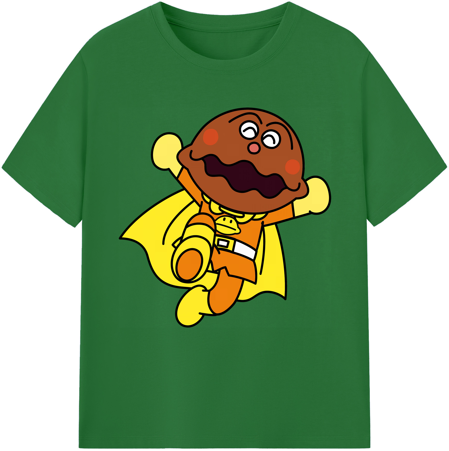 （画像用） アンパンマン Anpanman 綿100％半袖Tシャツ（フロントプリント）