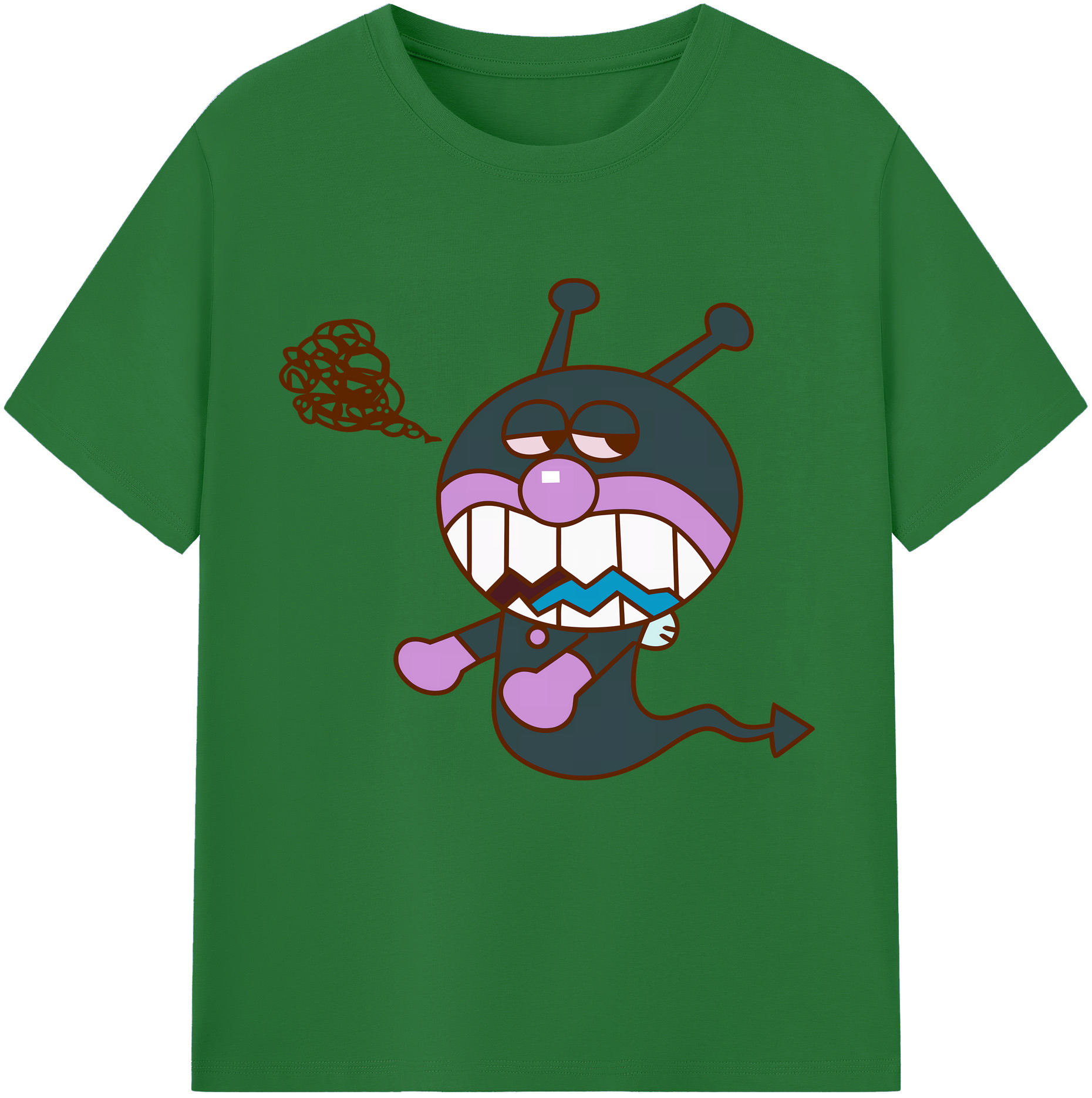 （画像用） アンパンマン Anpanman 綿100％半袖Tシャツ（フロントプリント）