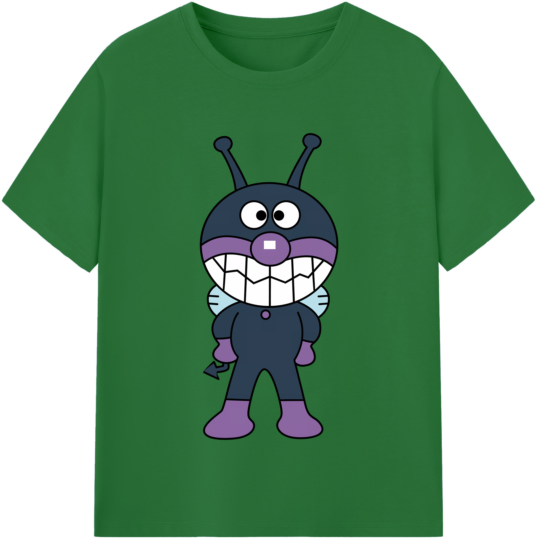 （画像用） アンパンマン Anpanman 綿100％半袖Tシャツ（フロントプリント）