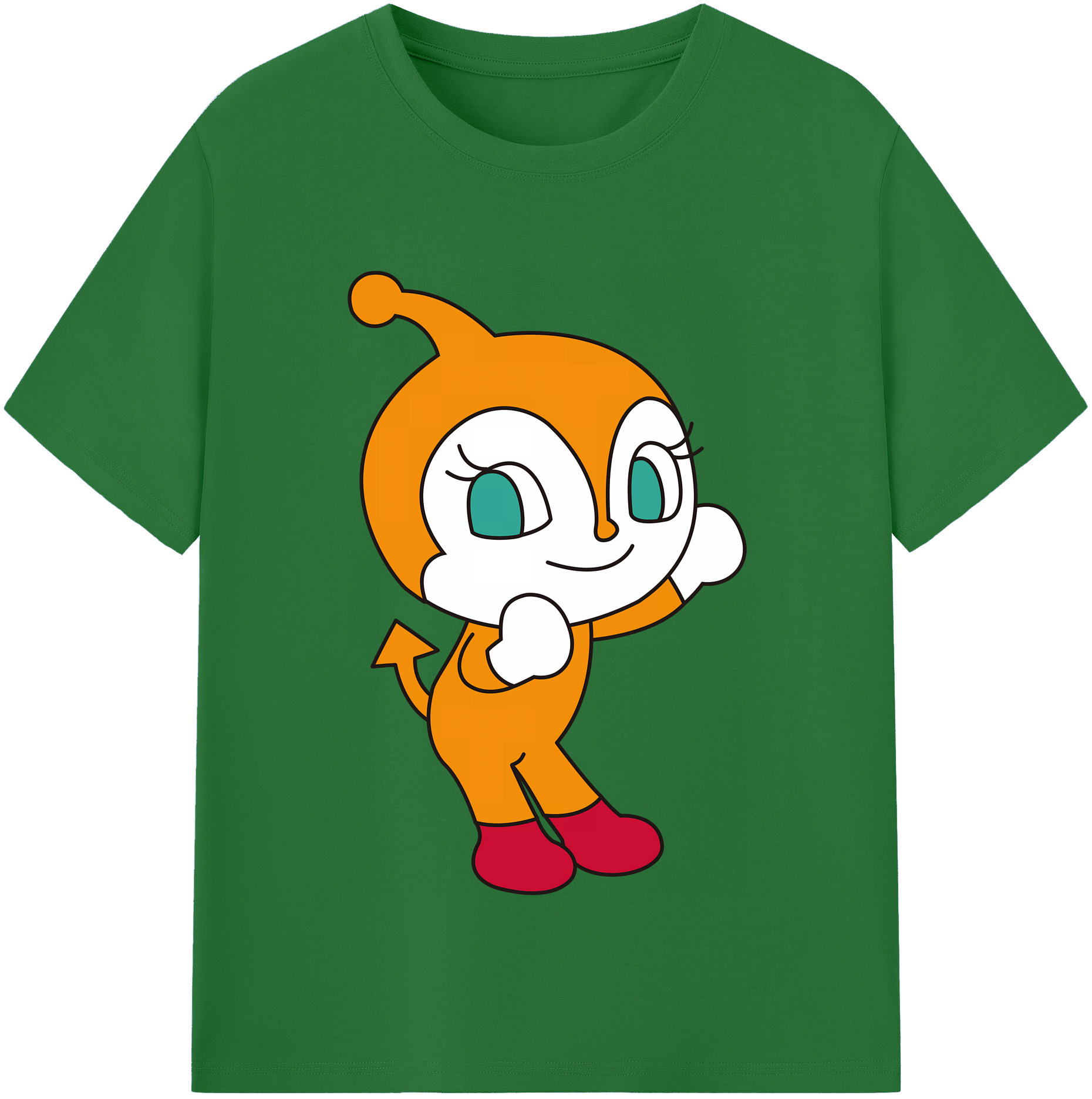 （画像用） アンパンマン Anpanman 綿100％半袖Tシャツ（フロントプリント）