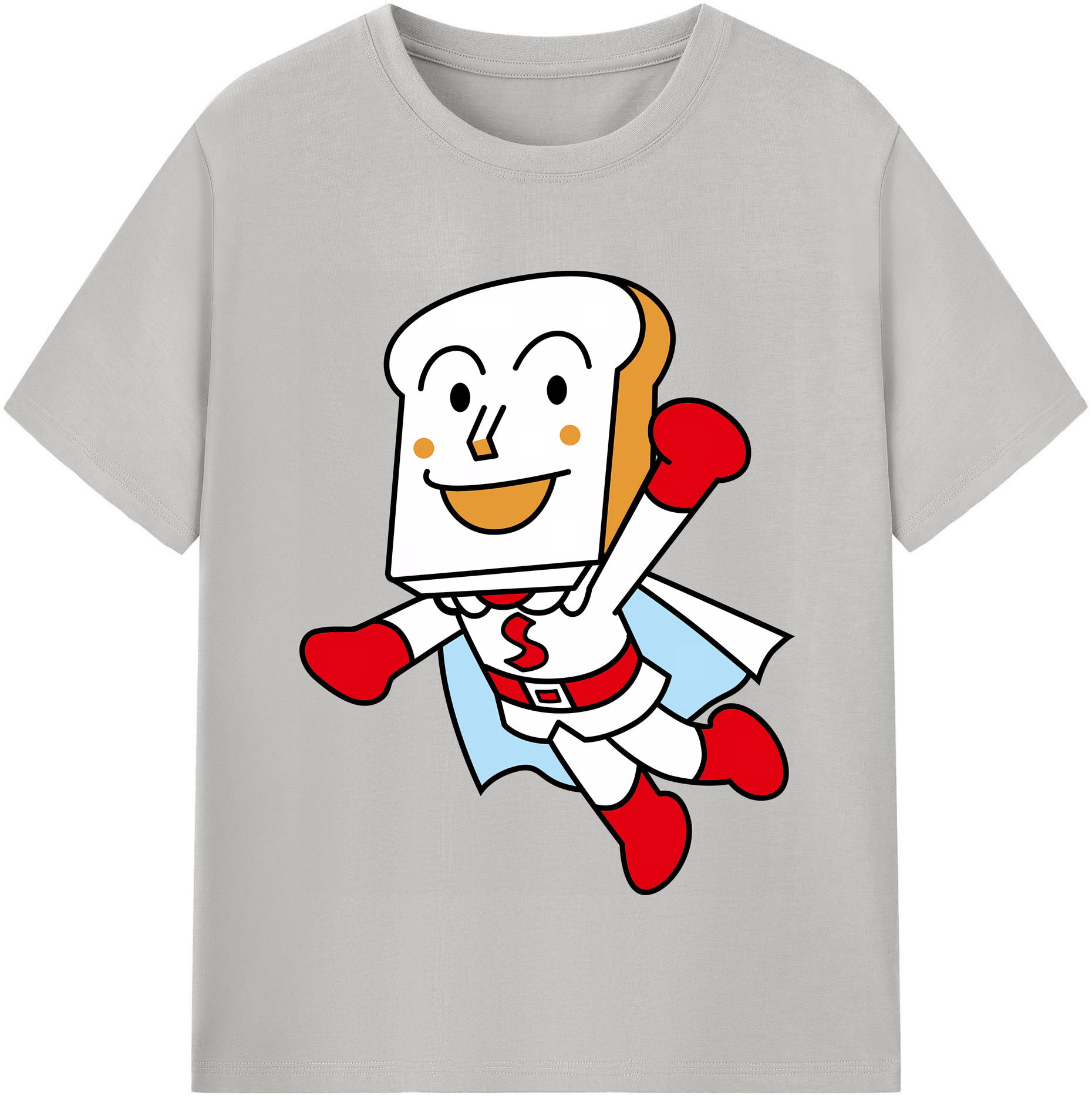 （画像用） アンパンマン Anpanman 綿100％半袖Tシャツ（フロントプリント）