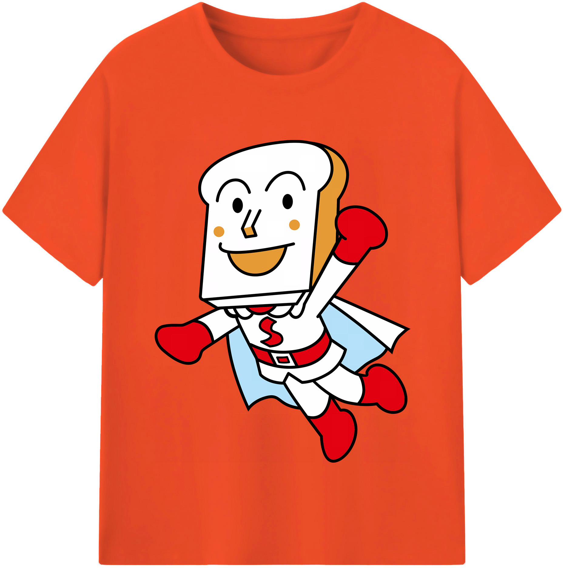 （画像用） アンパンマン Anpanman 綿100％半袖Tシャツ（フロントプリント）