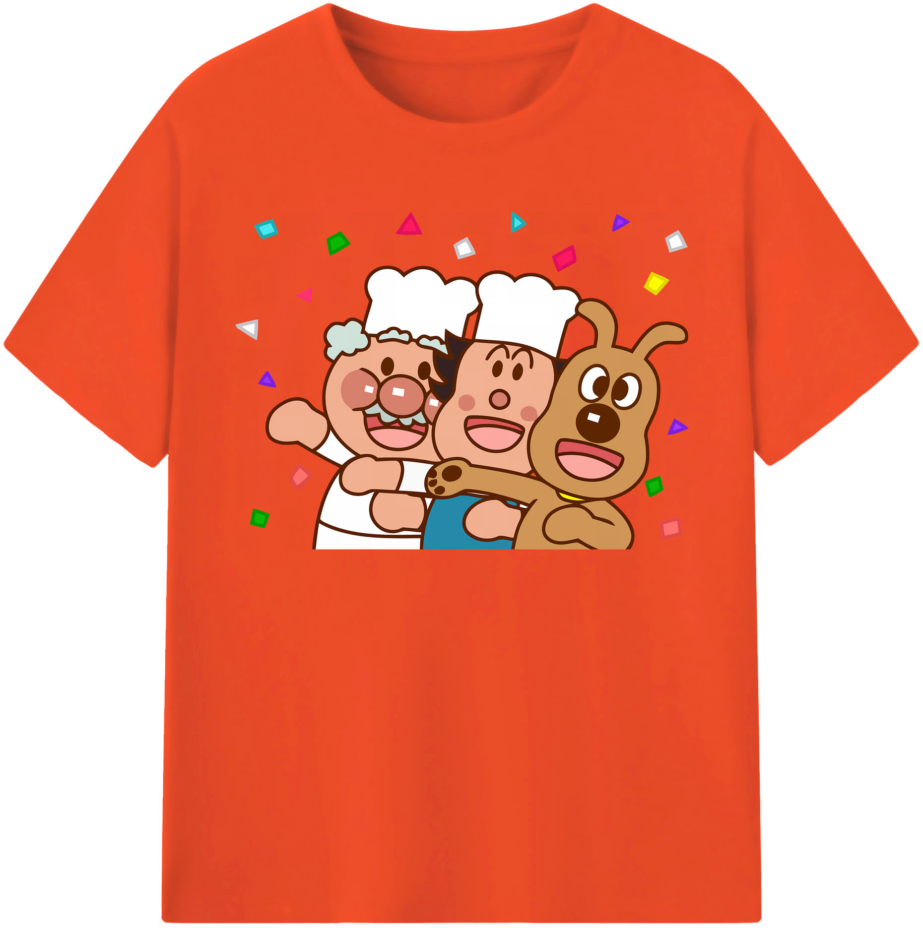 （画像用） アンパンマン Anpanman 綿100％半袖Tシャツ（フロントプリント）