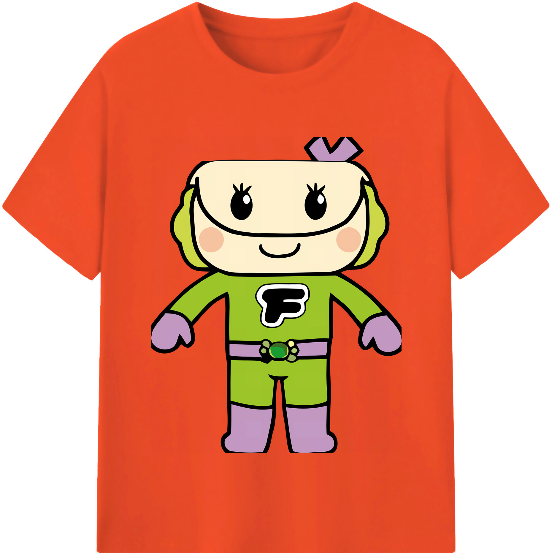 （画像用） アンパンマン Anpanman 綿100％半袖Tシャツ（フロントプリント）