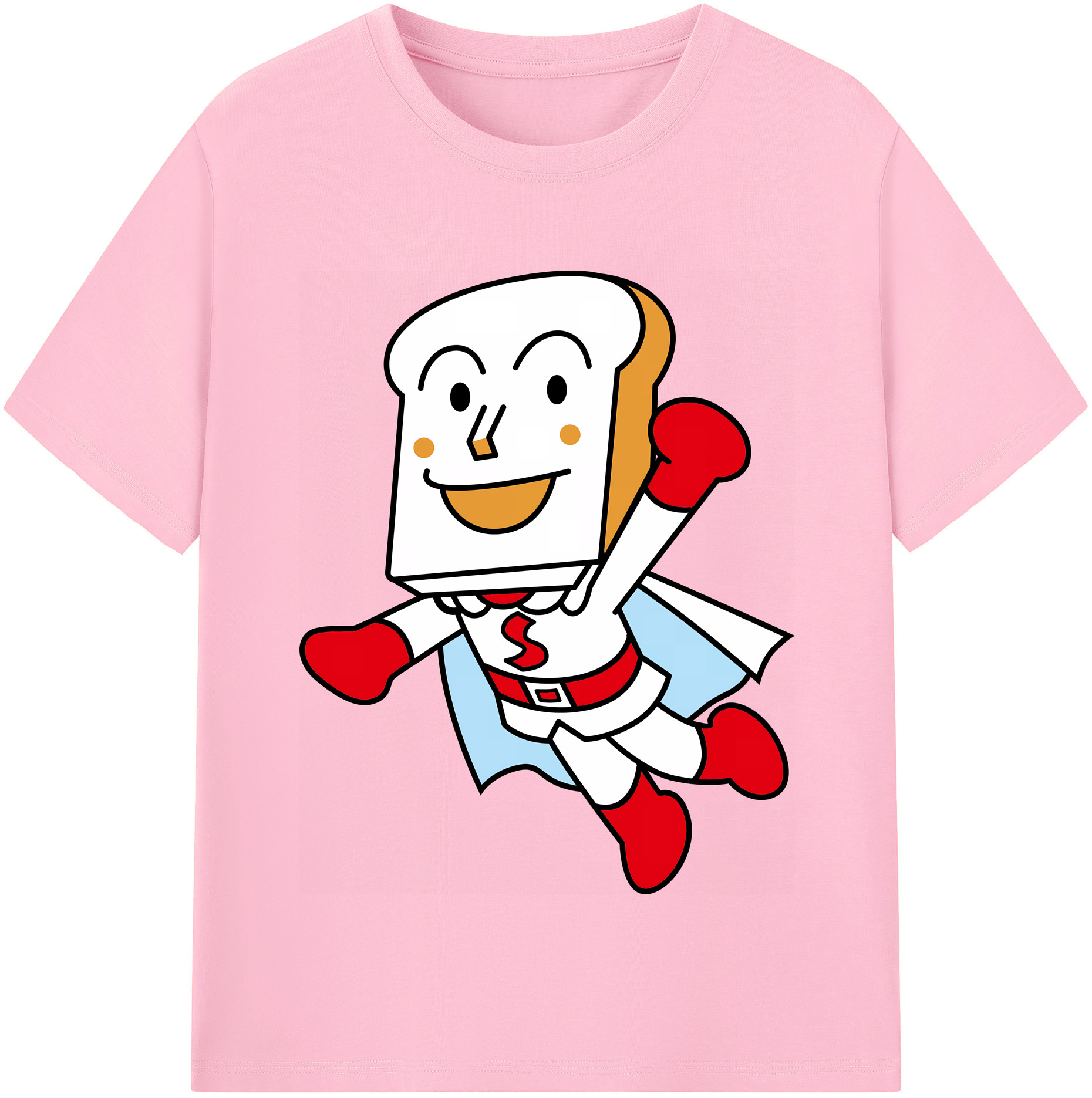 （画像用） アンパンマン Anpanman 綿100％半袖Tシャツ（フロントプリント）
