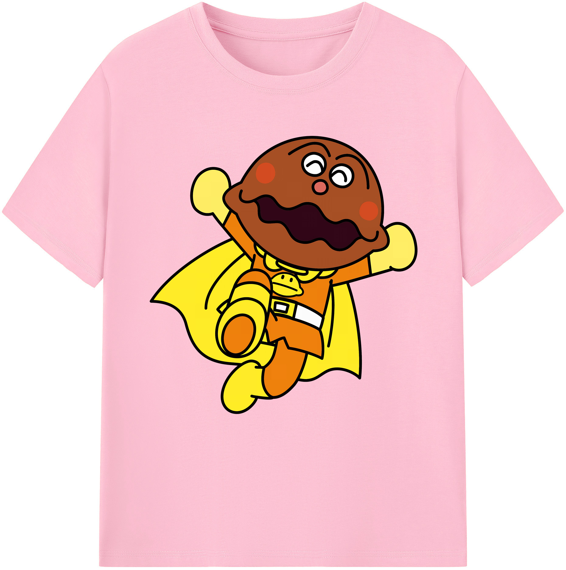 （画像用） アンパンマン Anpanman 綿100％半袖Tシャツ（フロントプリント）