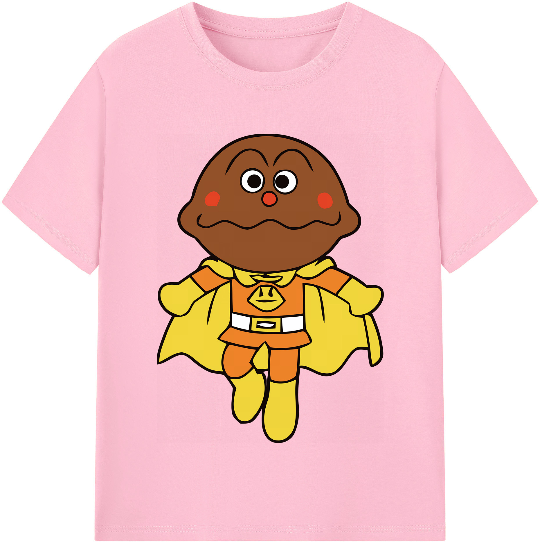 （画像用） アンパンマン Anpanman 綿100％半袖Tシャツ（フロントプリント）