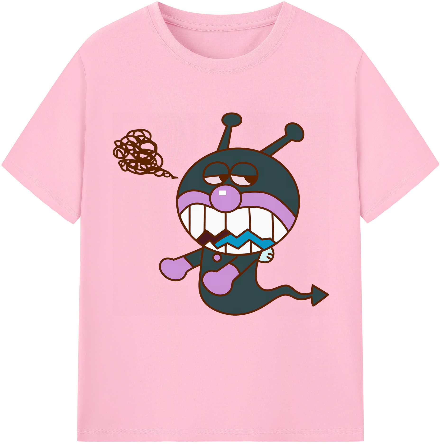 （画像用） アンパンマン Anpanman 綿100％半袖Tシャツ（フロントプリント）