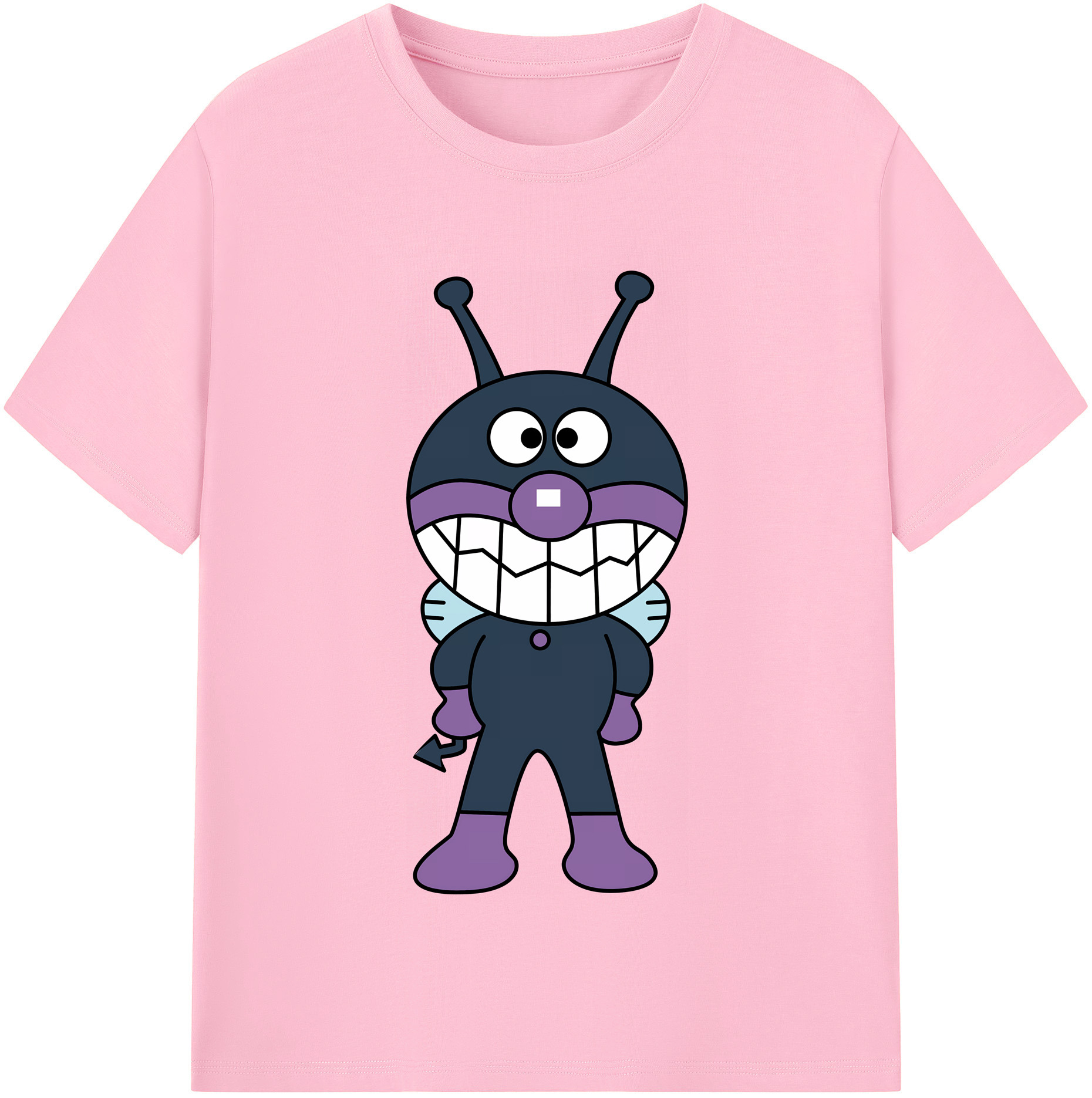 （画像用） アンパンマン Anpanman 綿100％半袖Tシャツ（フロントプリント）
