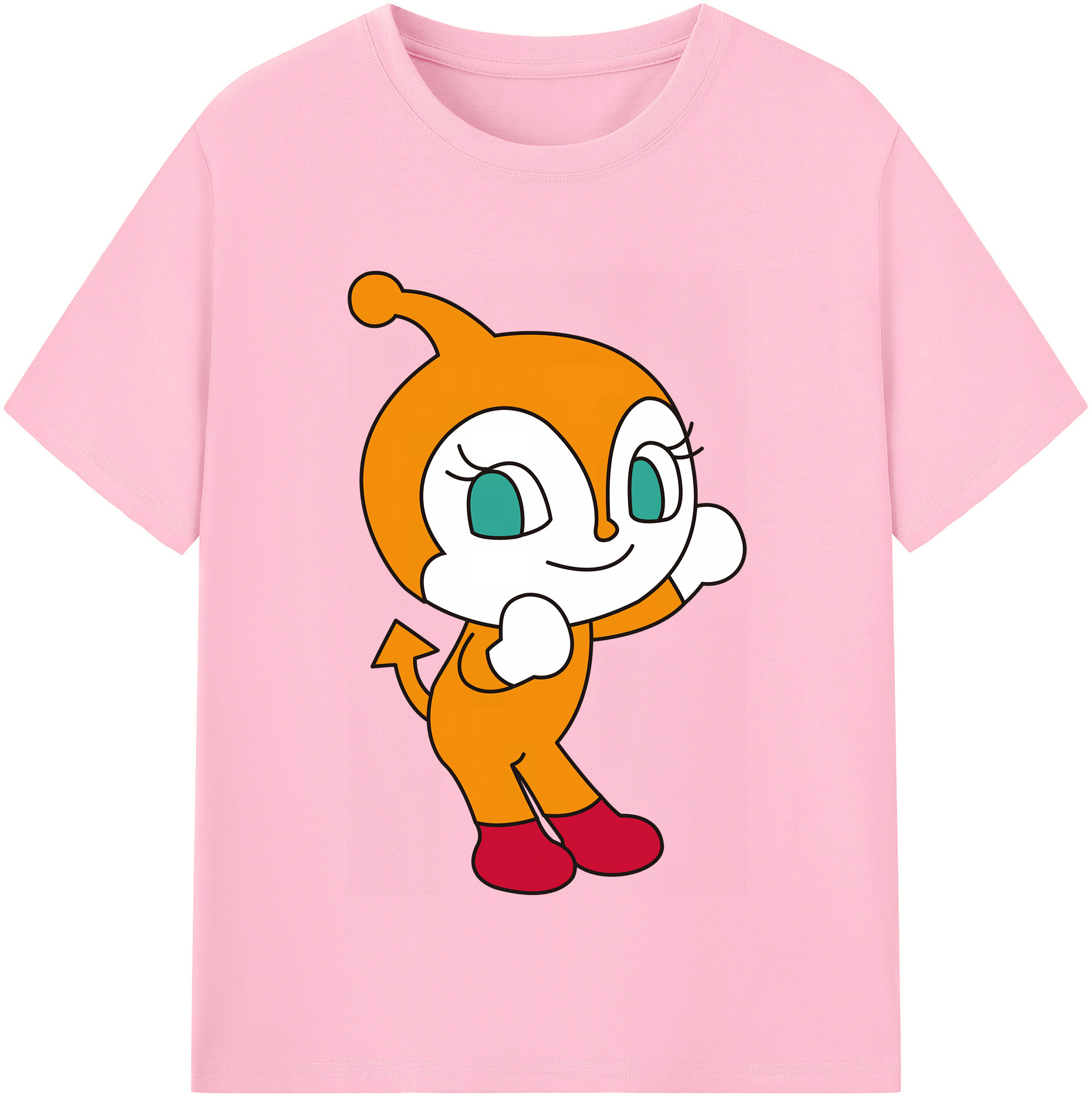 （画像用） アンパンマン Anpanman 綿100％半袖Tシャツ（フロントプリント）