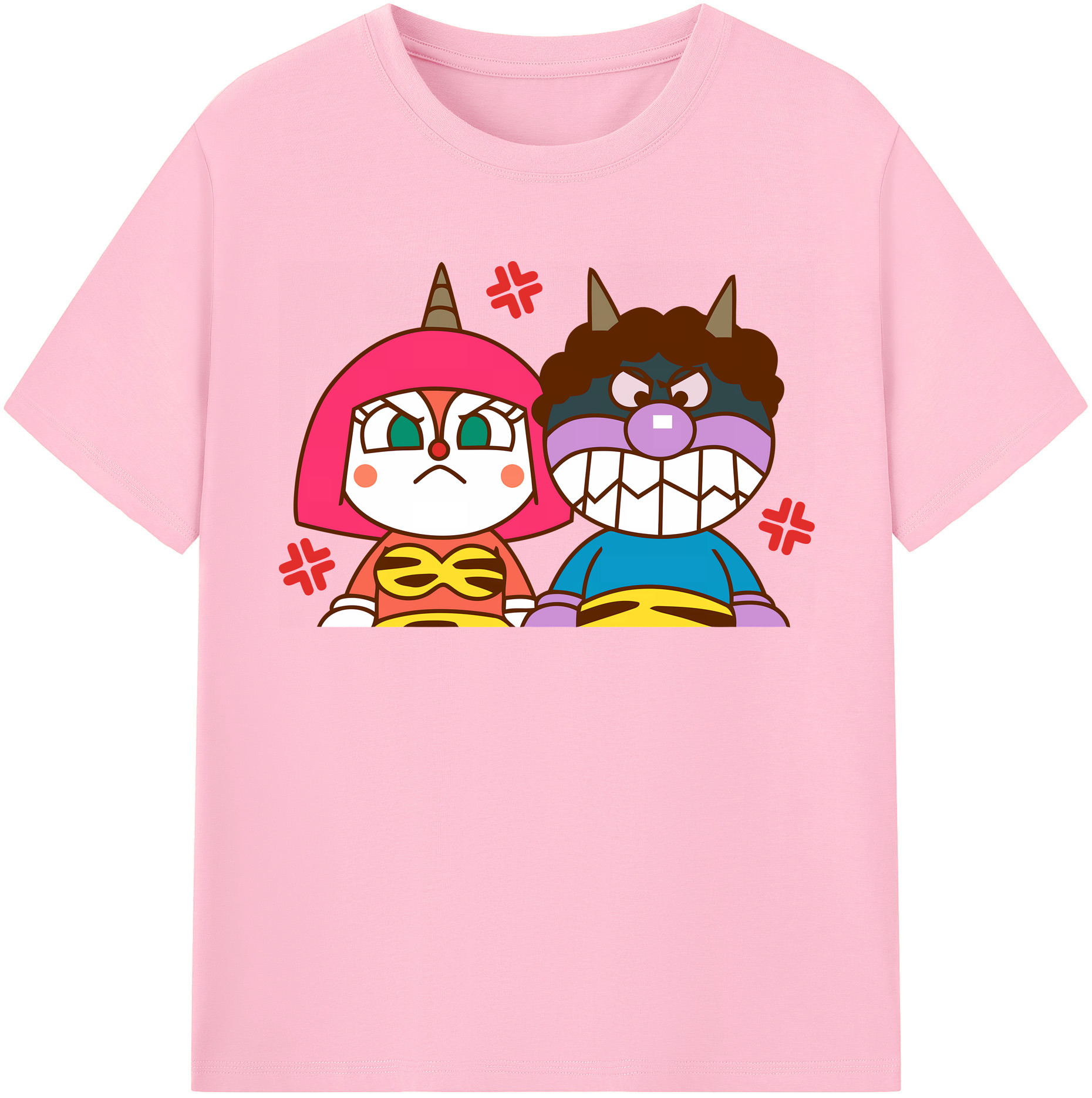 （画像用） アンパンマン Anpanman 綿100％半袖Tシャツ（フロントプリント）