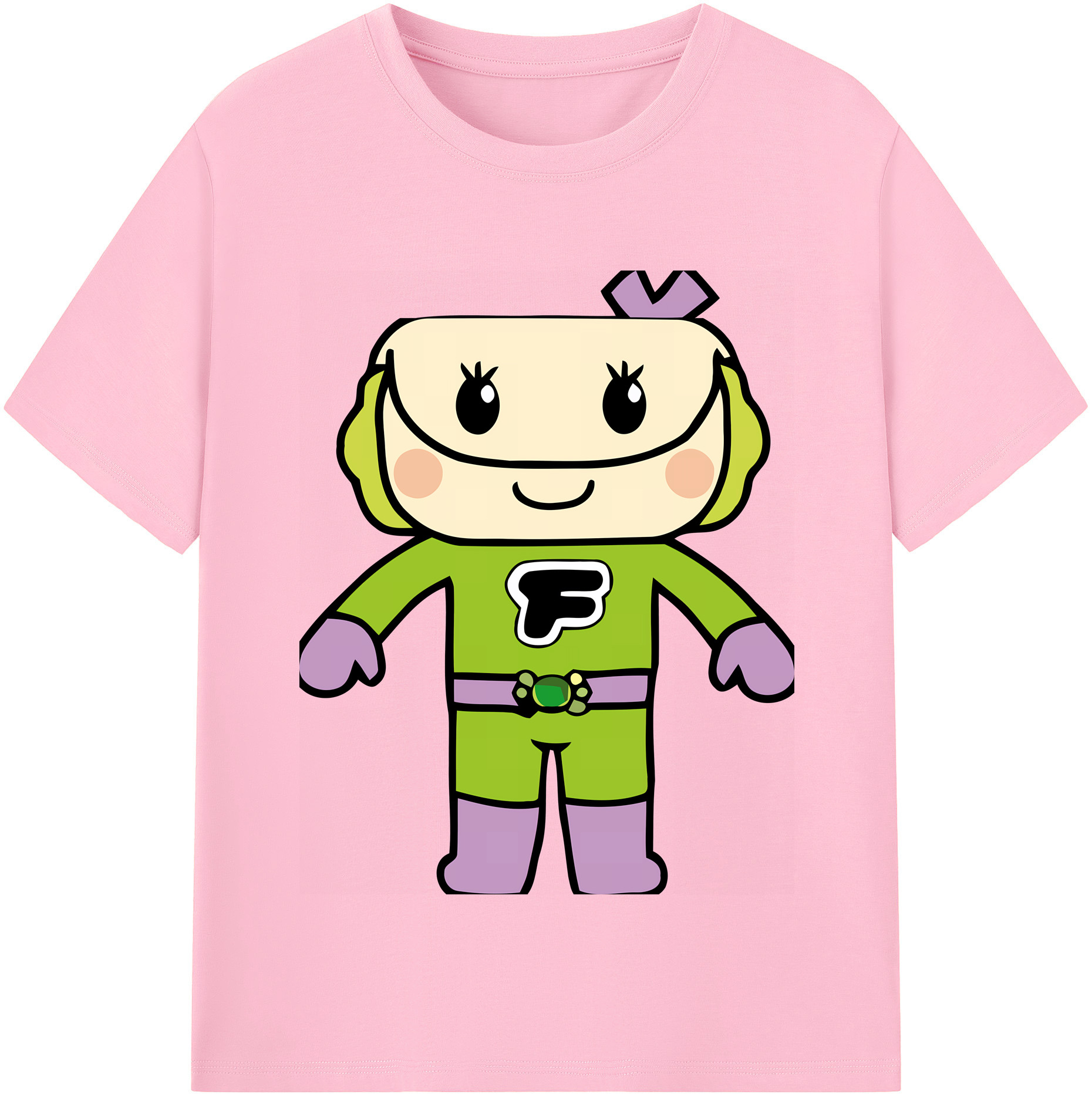 （画像用） アンパンマン Anpanman 綿100％半袖Tシャツ（フロントプリント）