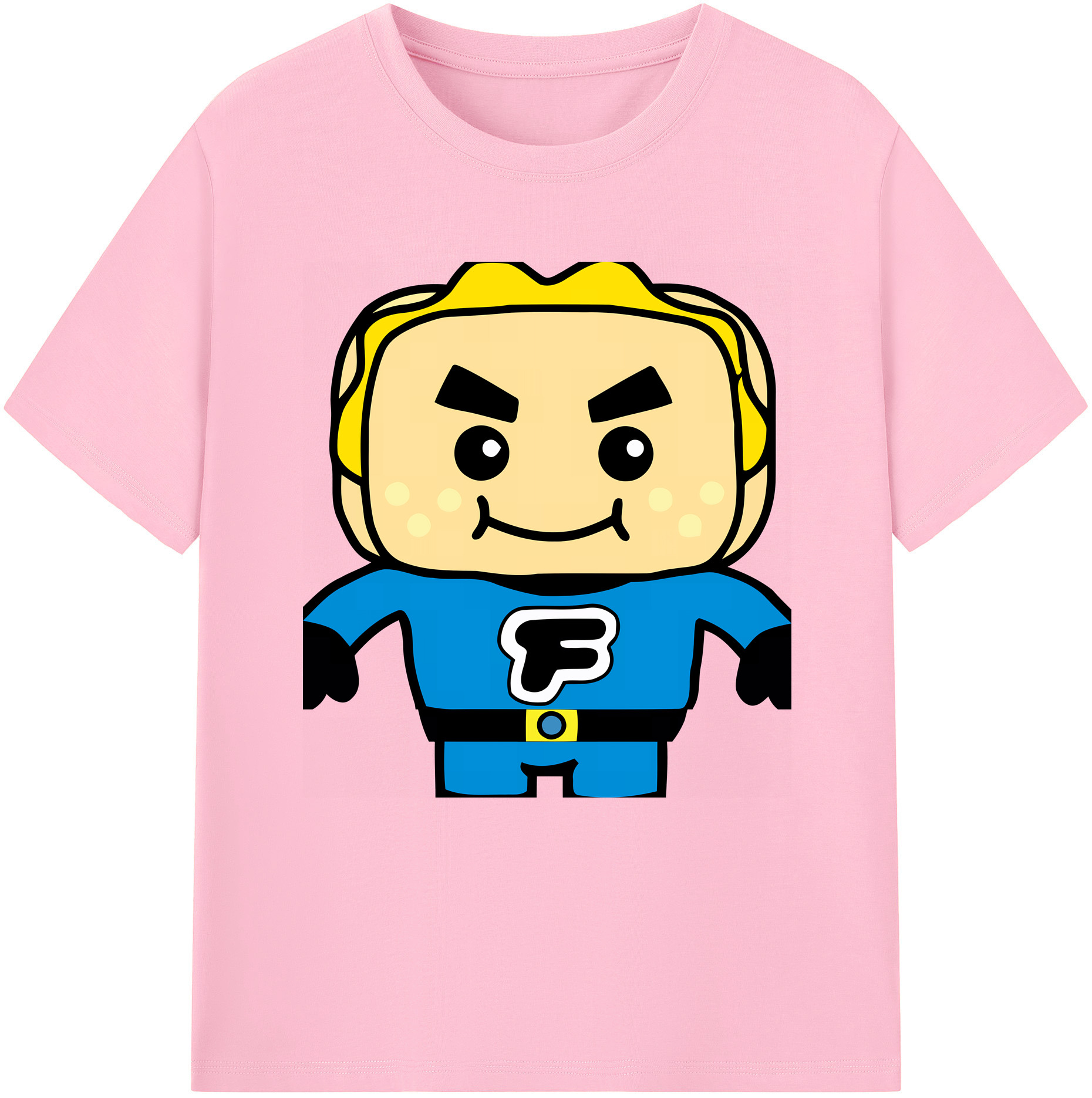 （画像用） アンパンマン Anpanman 綿100％半袖Tシャツ（フロントプリント）