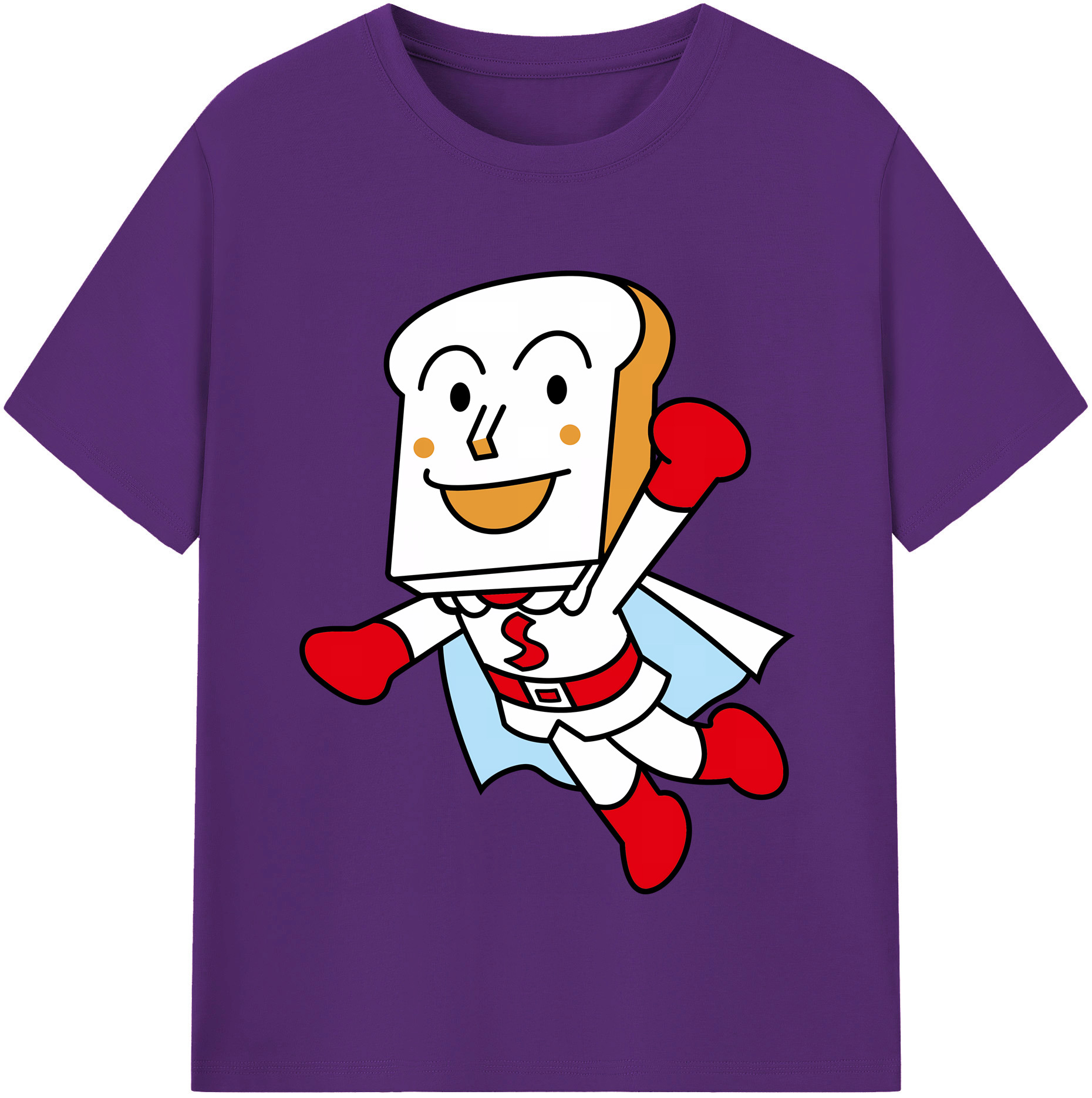 （画像用） アンパンマン Anpanman 綿100％半袖Tシャツ（フロントプリント）