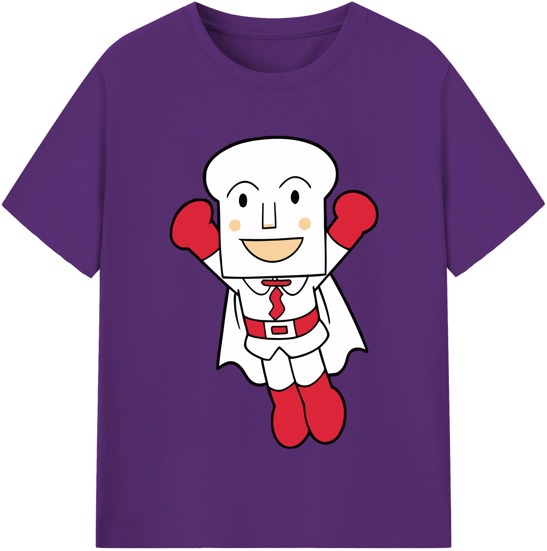 （画像用） アンパンマン Anpanman 綿100％半袖Tシャツ（フロントプリント）