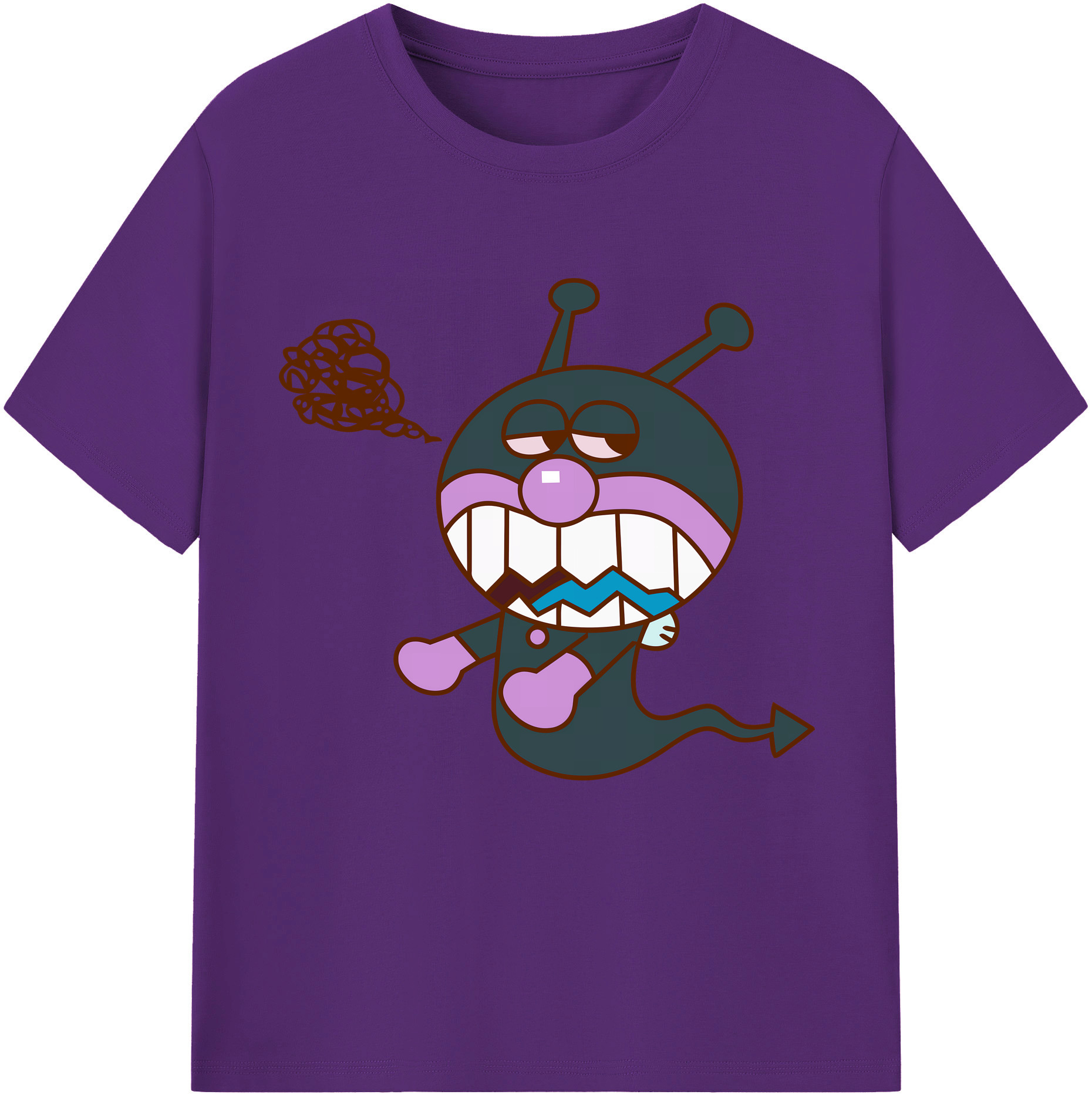 （画像用） アンパンマン Anpanman 綿100％半袖Tシャツ（フロントプリント）