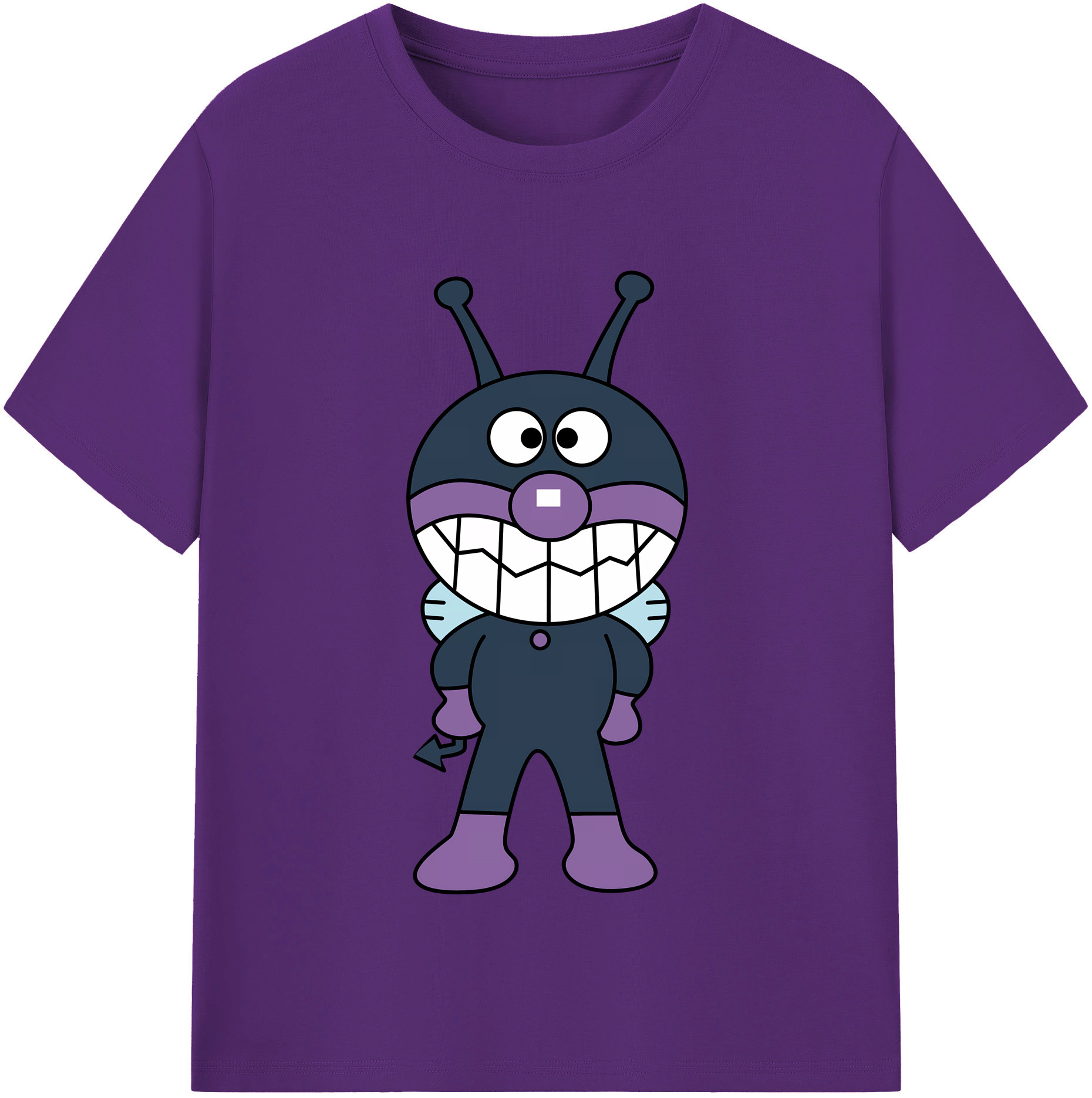 （画像用） アンパンマン Anpanman 綿100％半袖Tシャツ（フロントプリント）