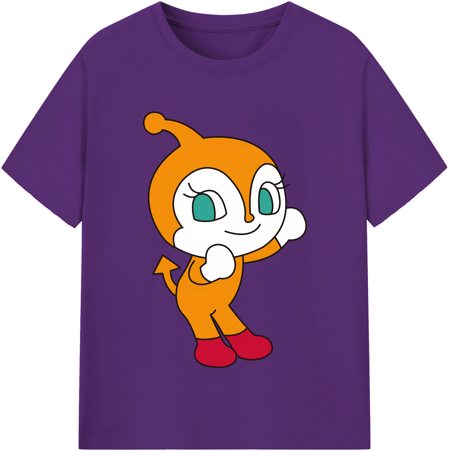 （画像用） アンパンマン Anpanman 綿100％半袖Tシャツ（フロントプリント）