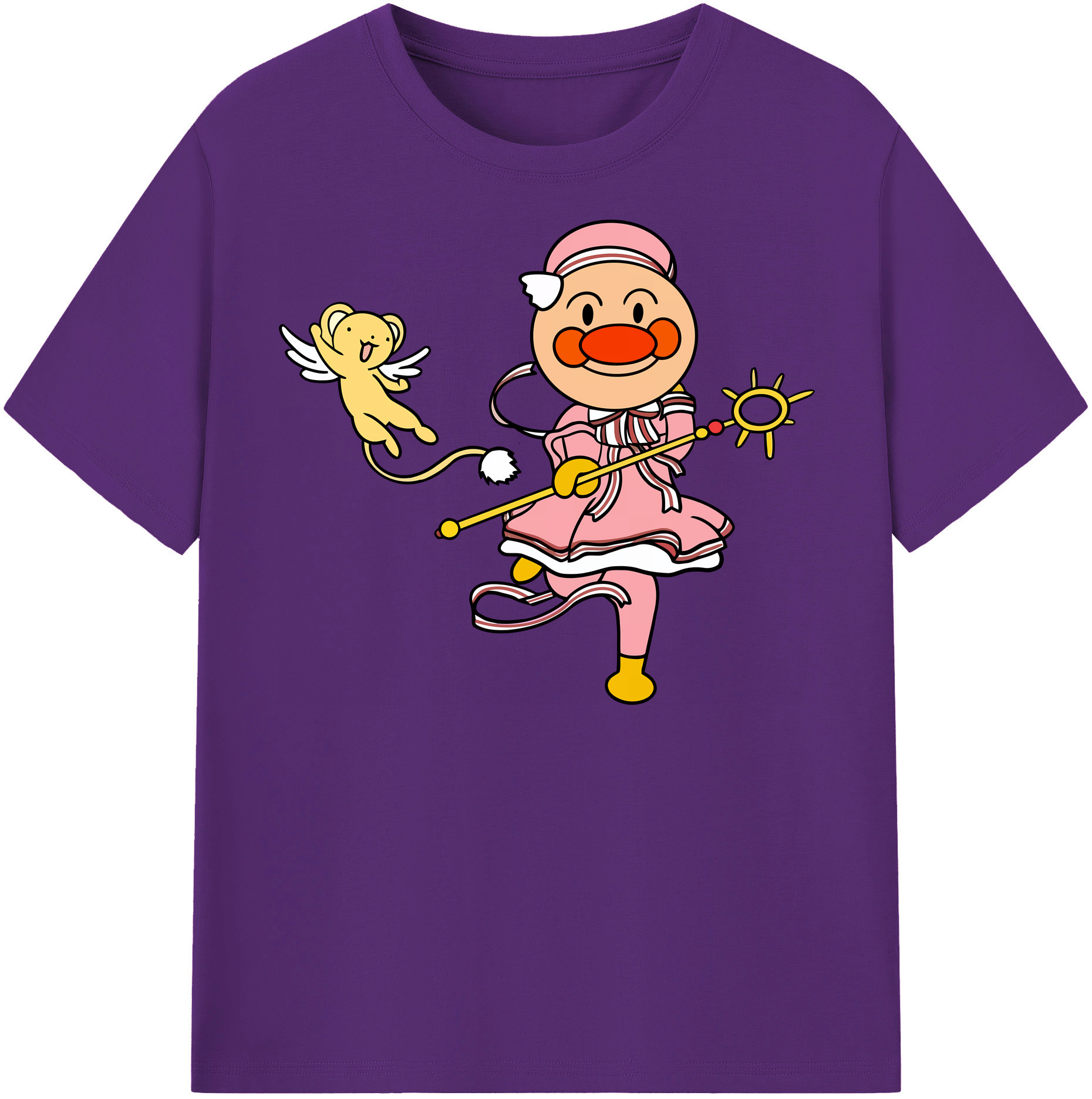（画像用） アンパンマン Anpanman 綿100％半袖Tシャツ（フロントプリント）