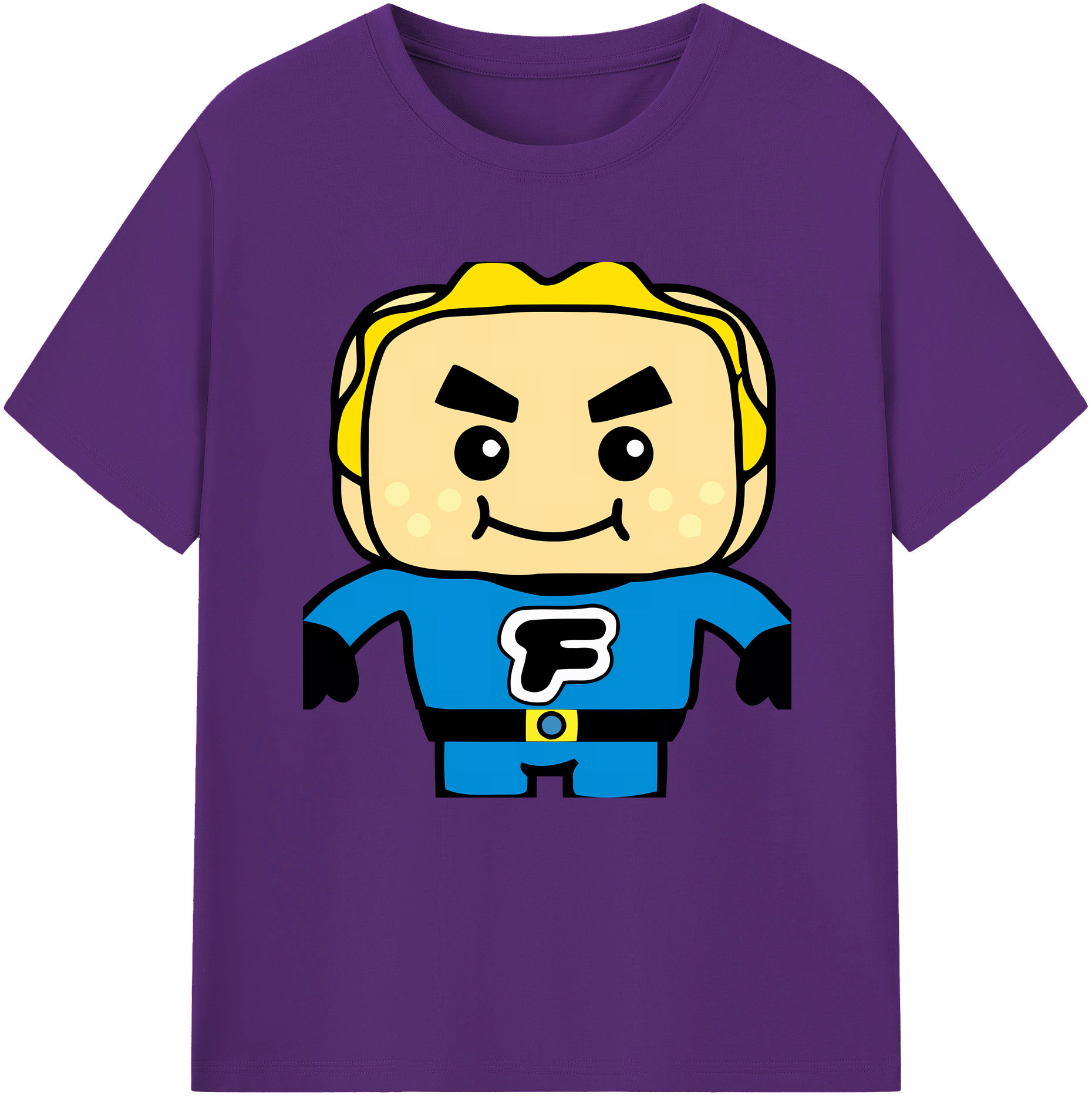 （画像用） アンパンマン Anpanman 綿100％半袖Tシャツ（フロントプリント）