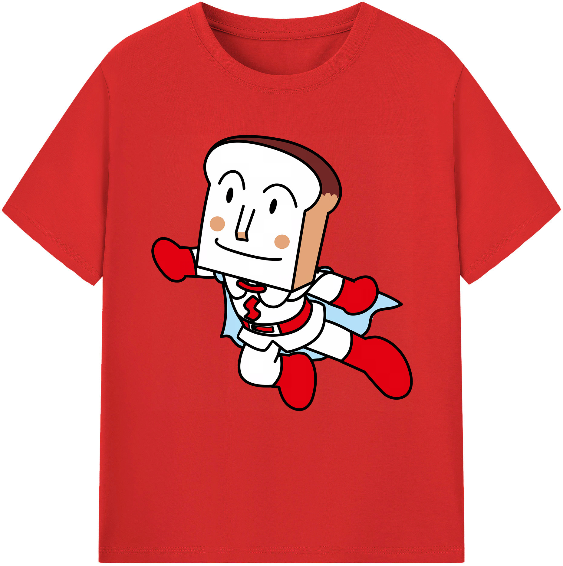 （画像用） アンパンマン Anpanman 綿100％半袖Tシャツ（フロントプリント）
