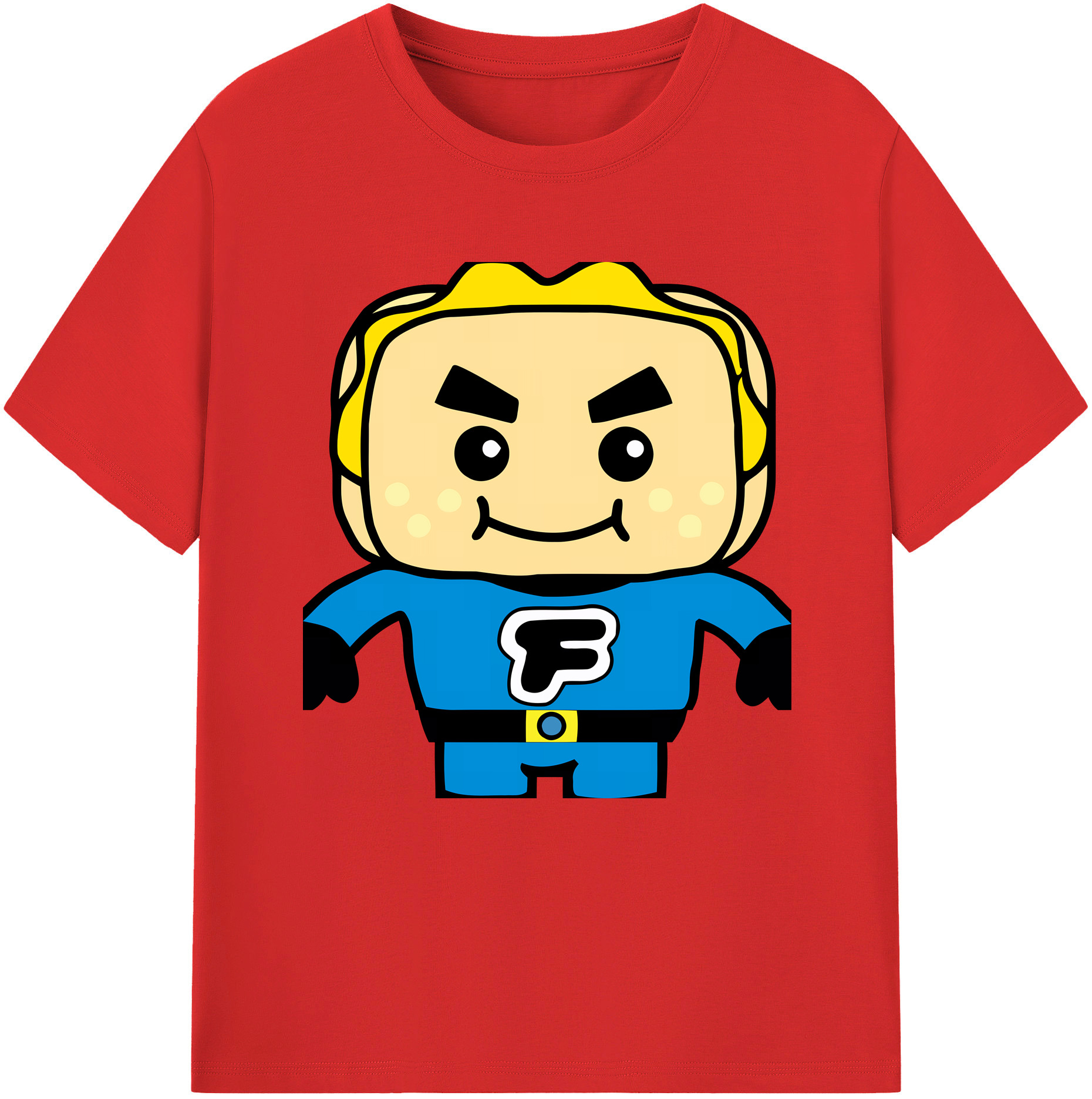 （画像用） アンパンマン Anpanman 綿100％半袖Tシャツ（フロントプリント）