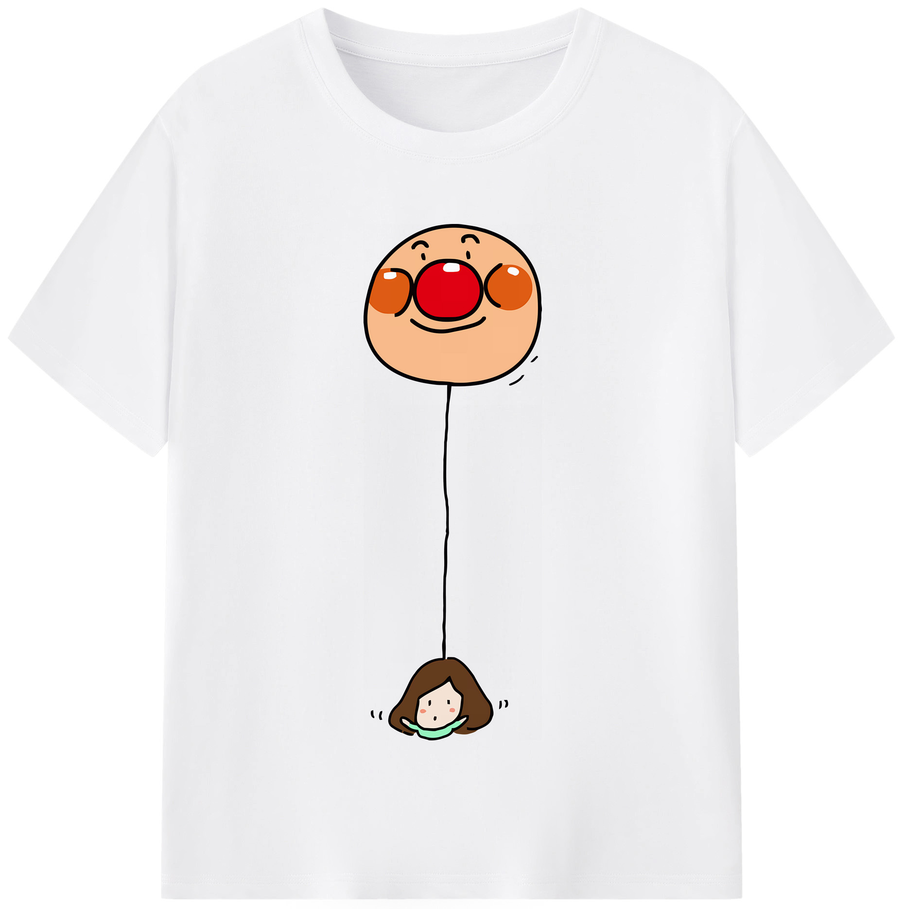 （画像用） アンパンマン Anpanman 綿100％半袖Tシャツ（フロントプリント）